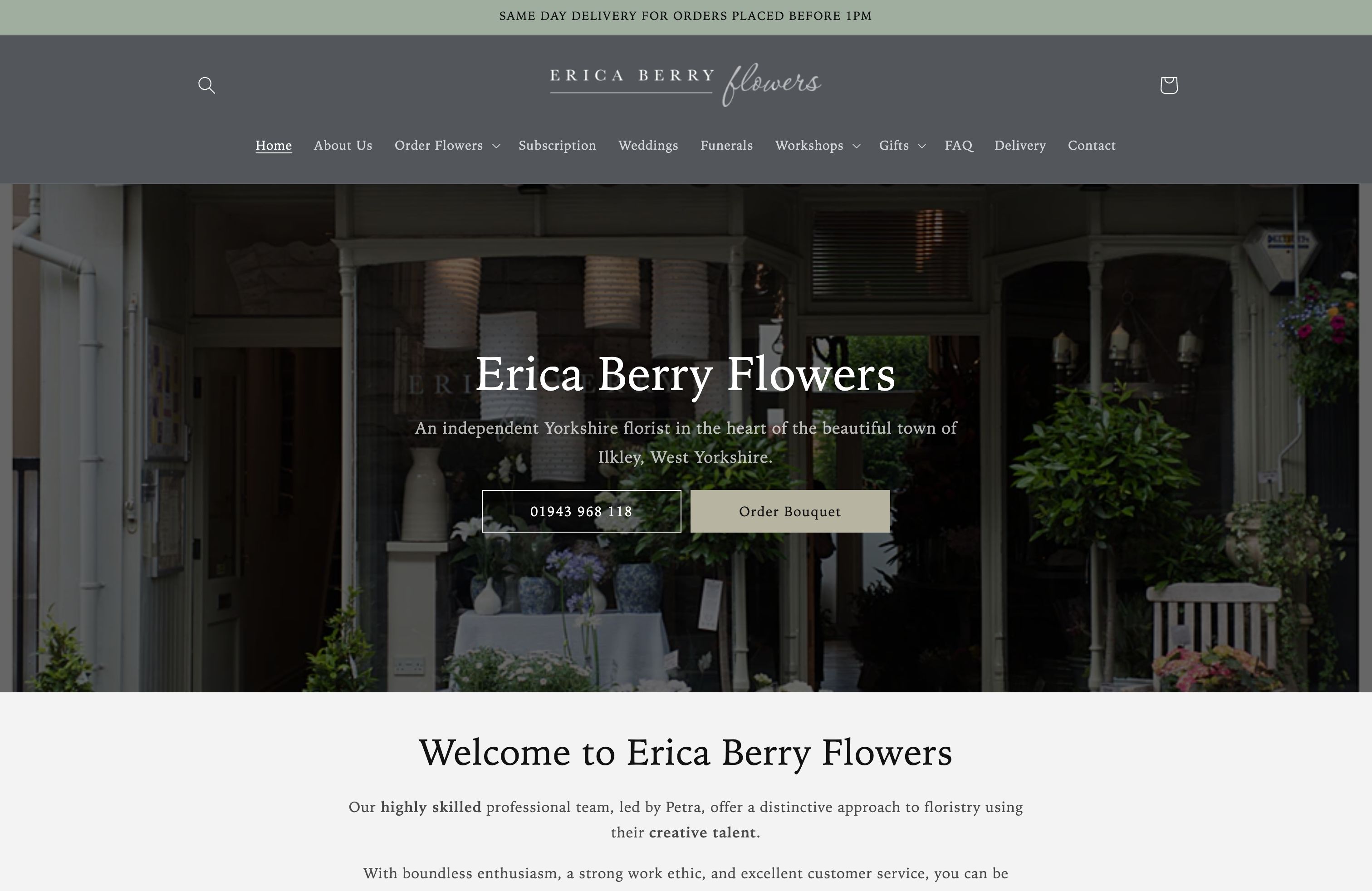 Florist Website screenshot 6