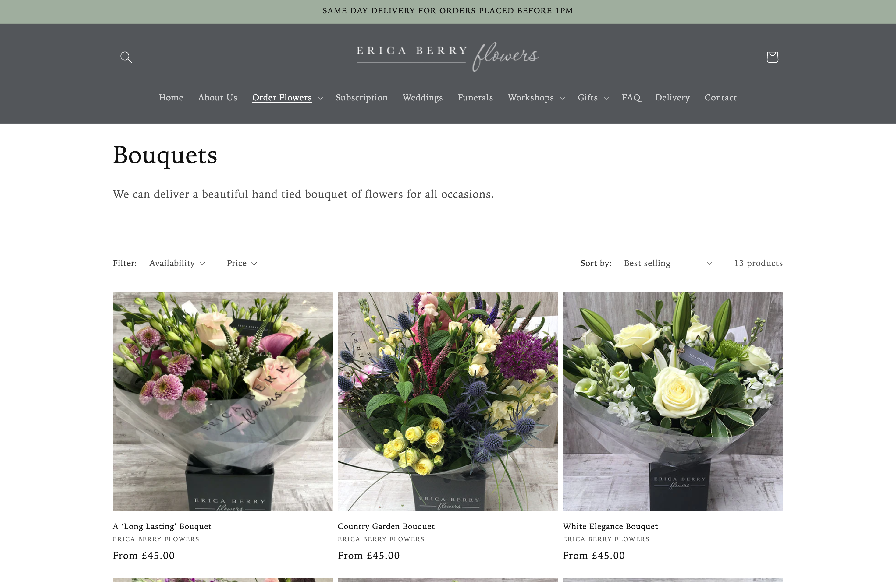Florist Website screenshot 5