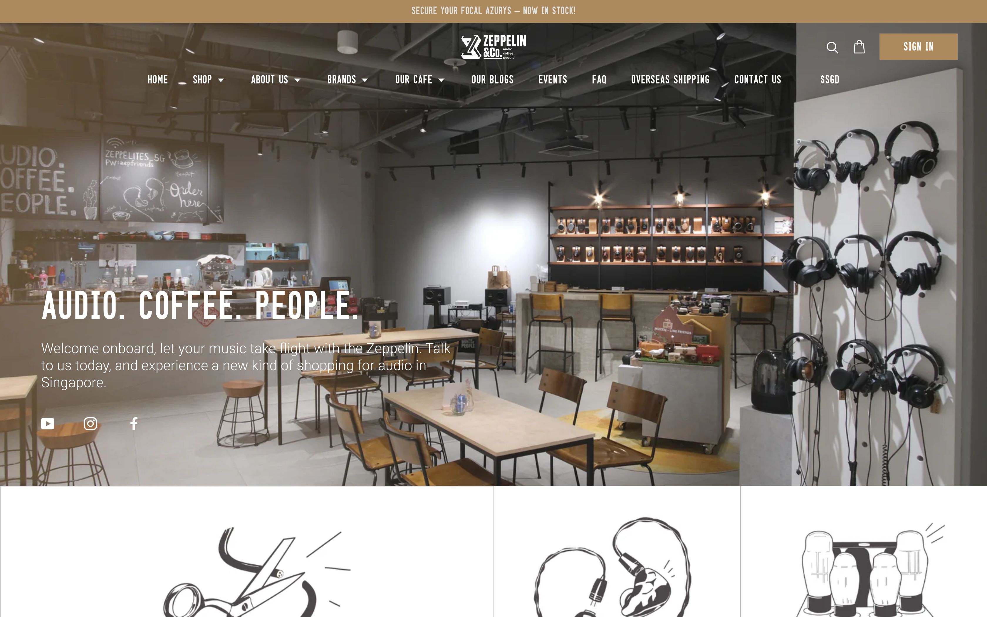 Zeppelin And Co - Website Migration & design screenshot