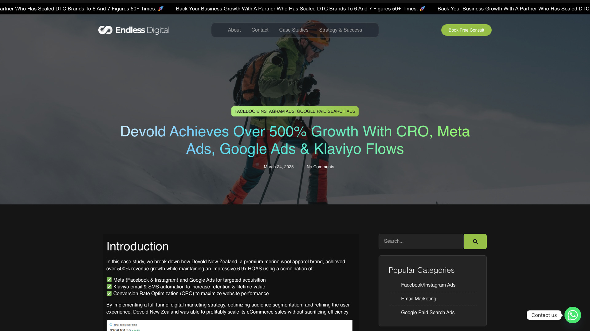 Devold Achieves Over 600% Growth With CRO, Meta Ads & Google Ads