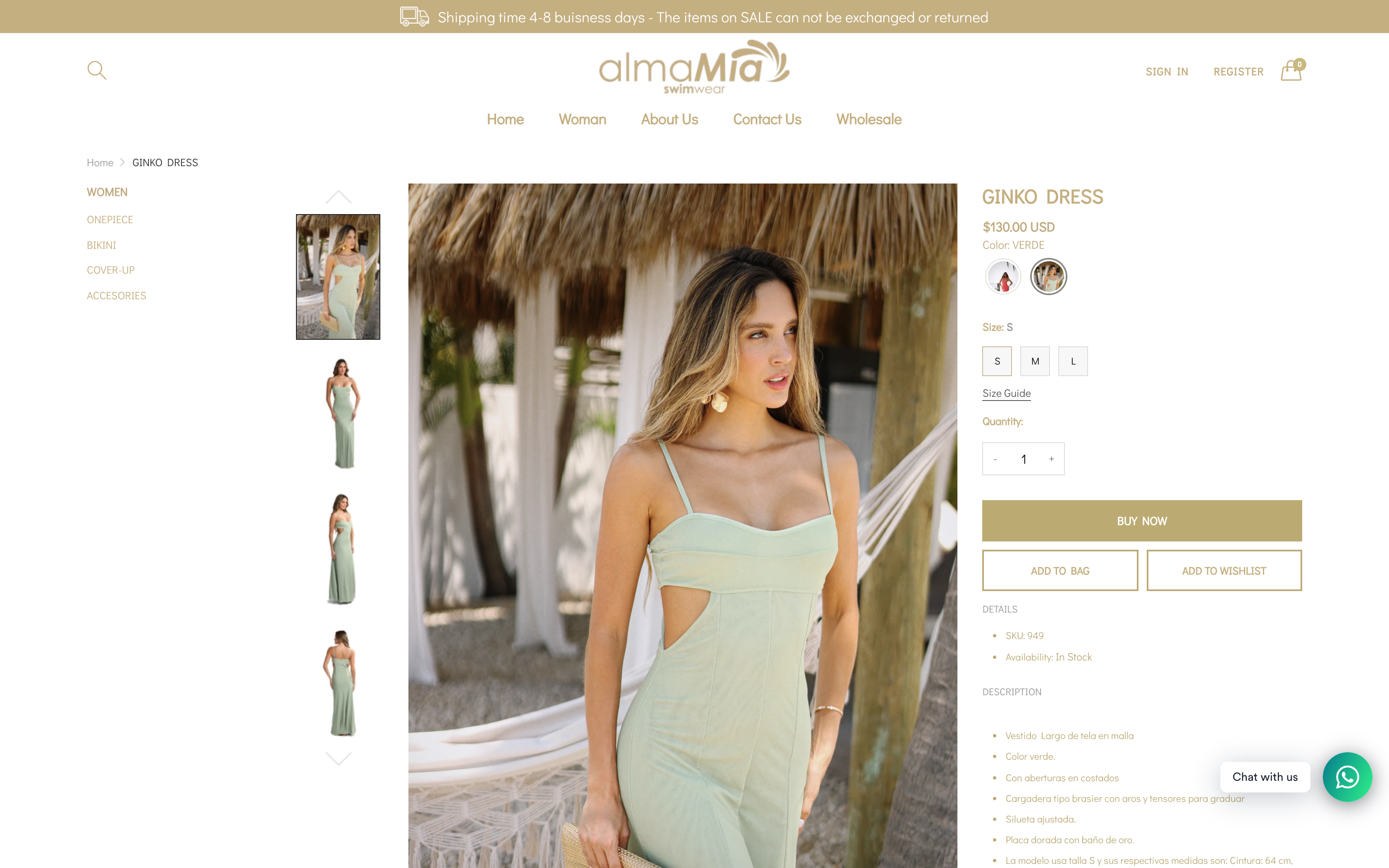 Vestidos de baño: Almamía (USA - COL) screenshot 4