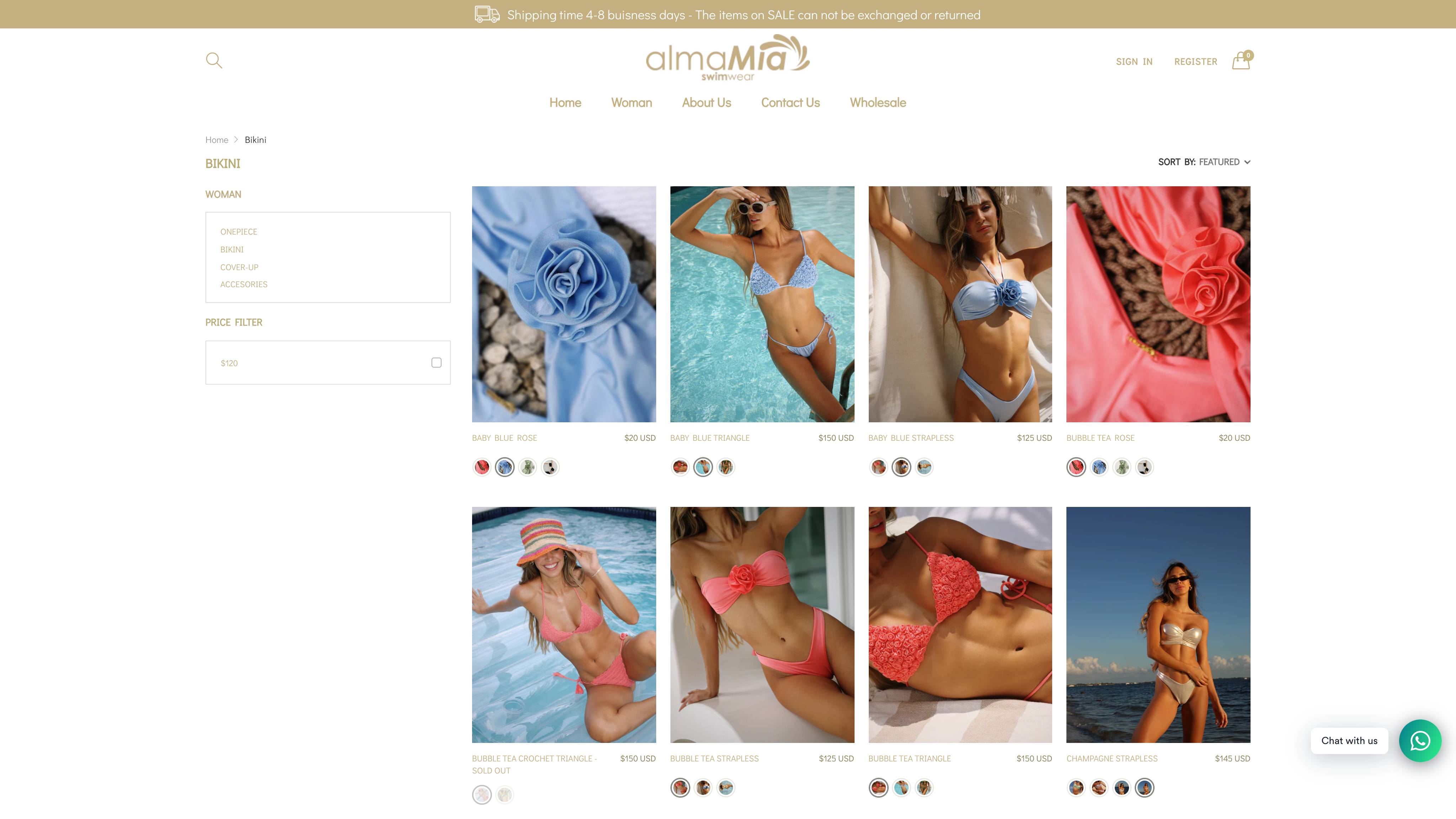 Vestidos de baño: Almamía (USA - COL) screenshot 3