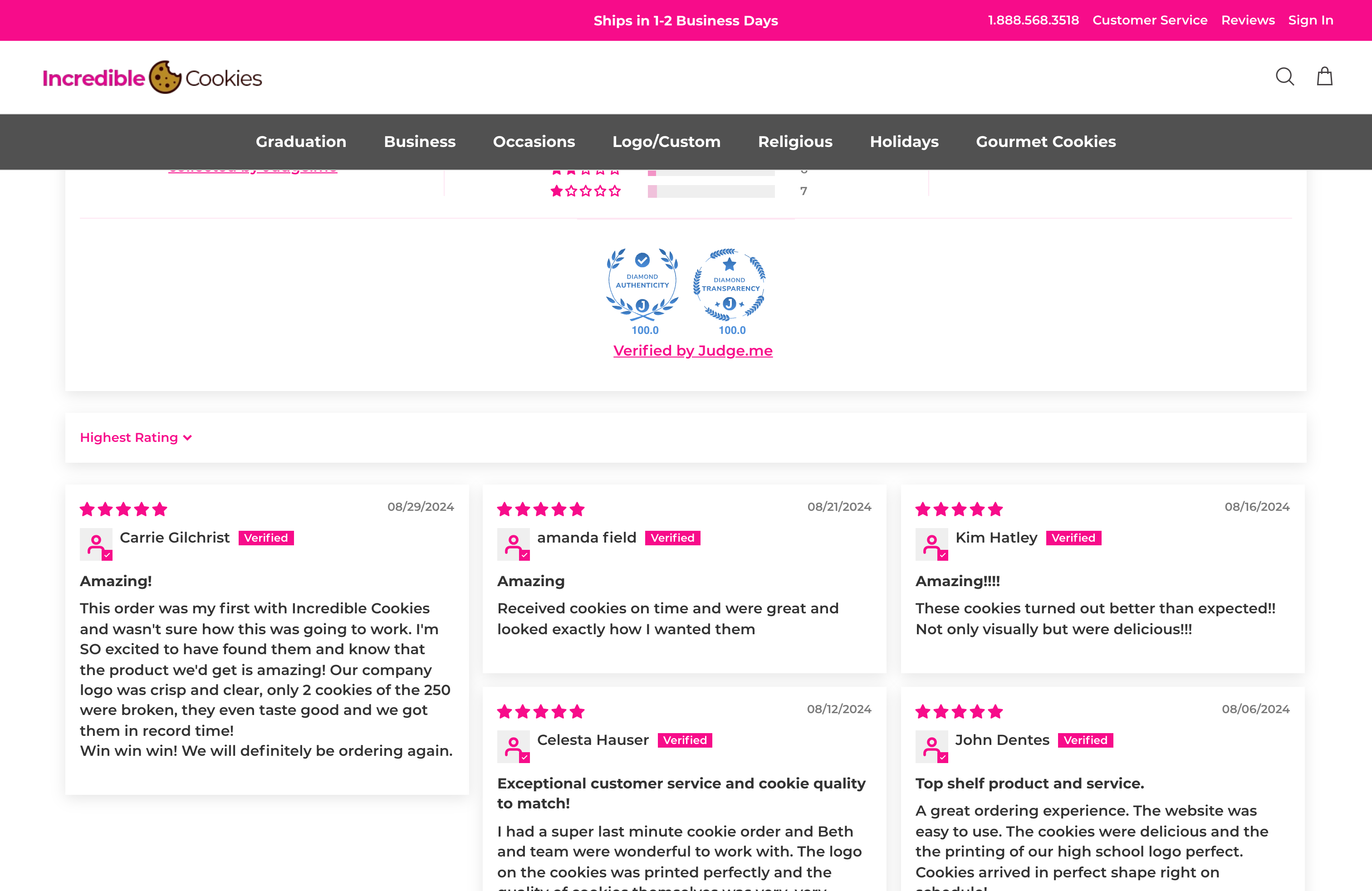 Incredible Cookies - Custom Cookie E-Commerce with Personalized Design screenshot 5