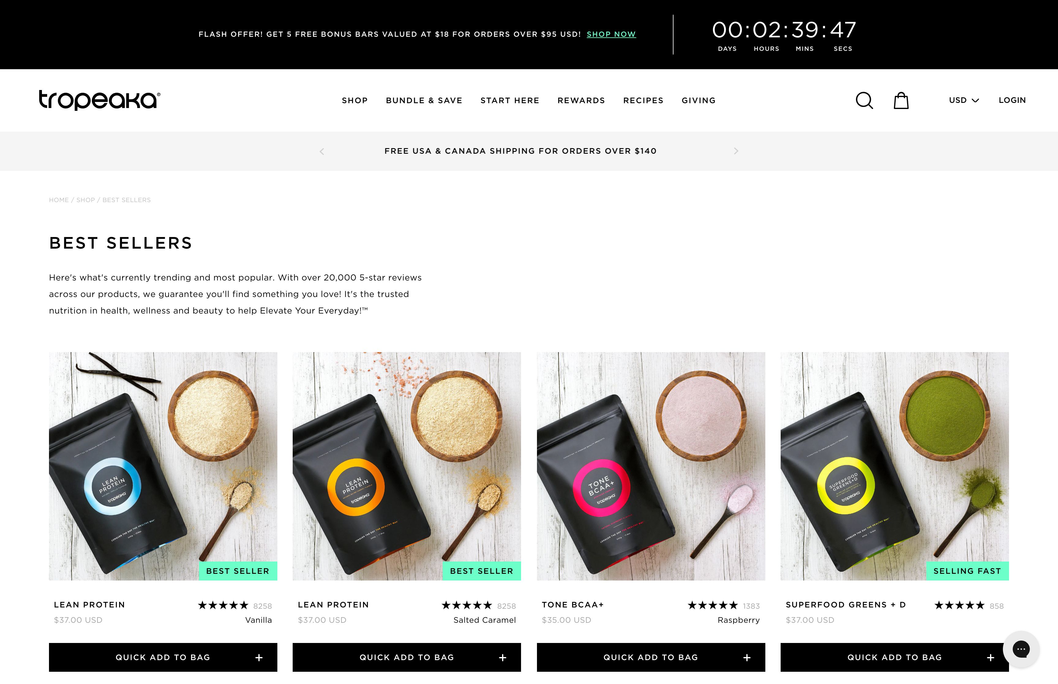 Redesign - tropeaka.com screenshot 4