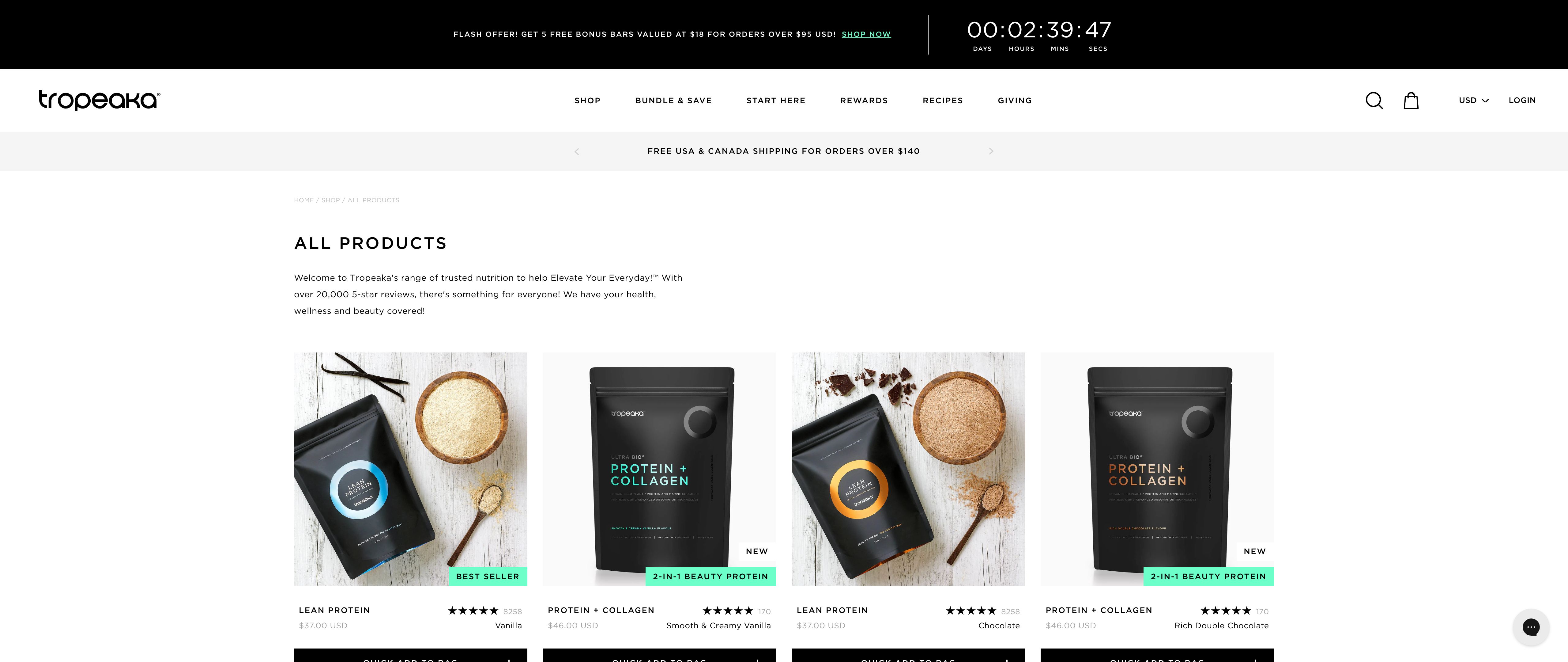 Redesign - tropeaka.com screenshot 3