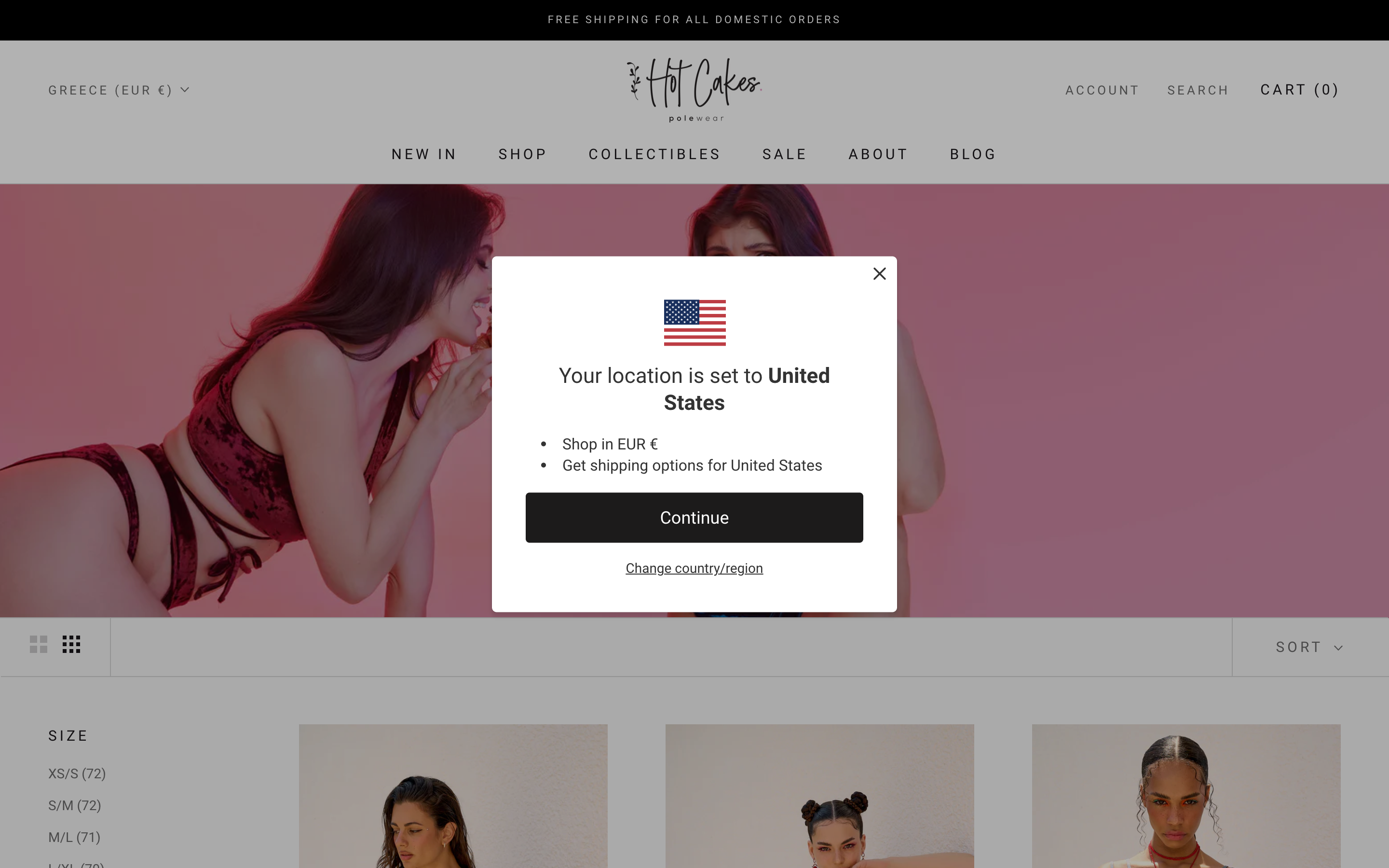 HotCakes Polewear: Bespoke Store Design for a Greek Clothing Company screenshot 5