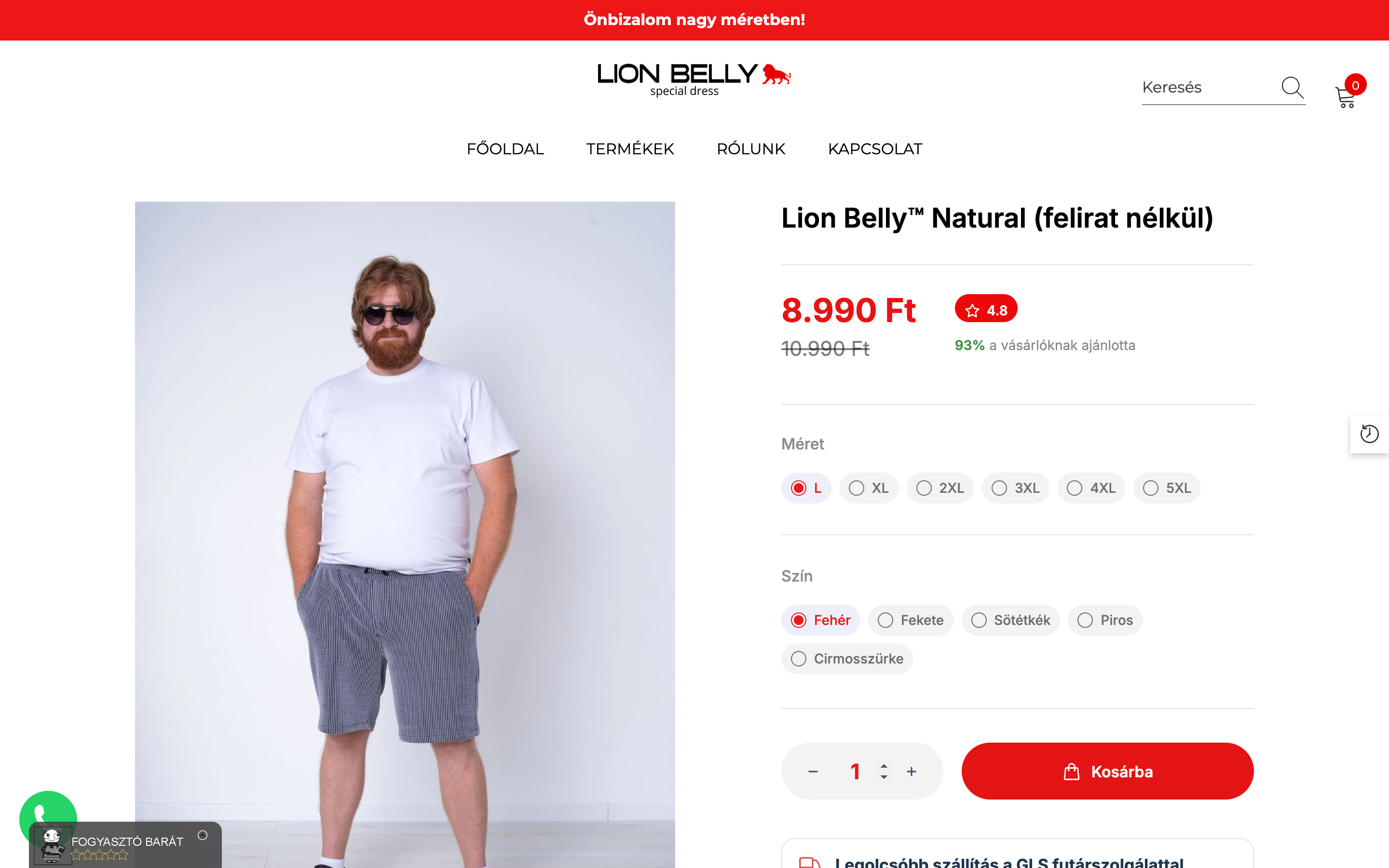 Lionbelly.hu screenshot