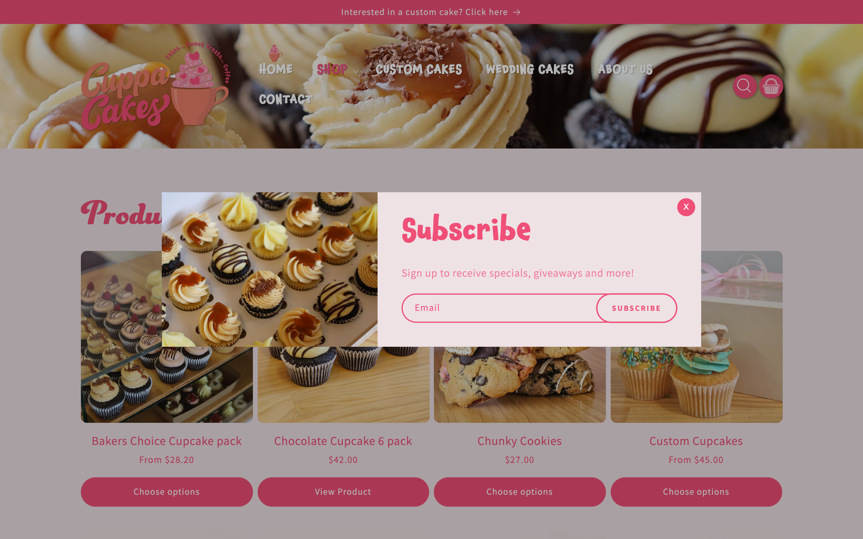 Cuppacakes screenshot