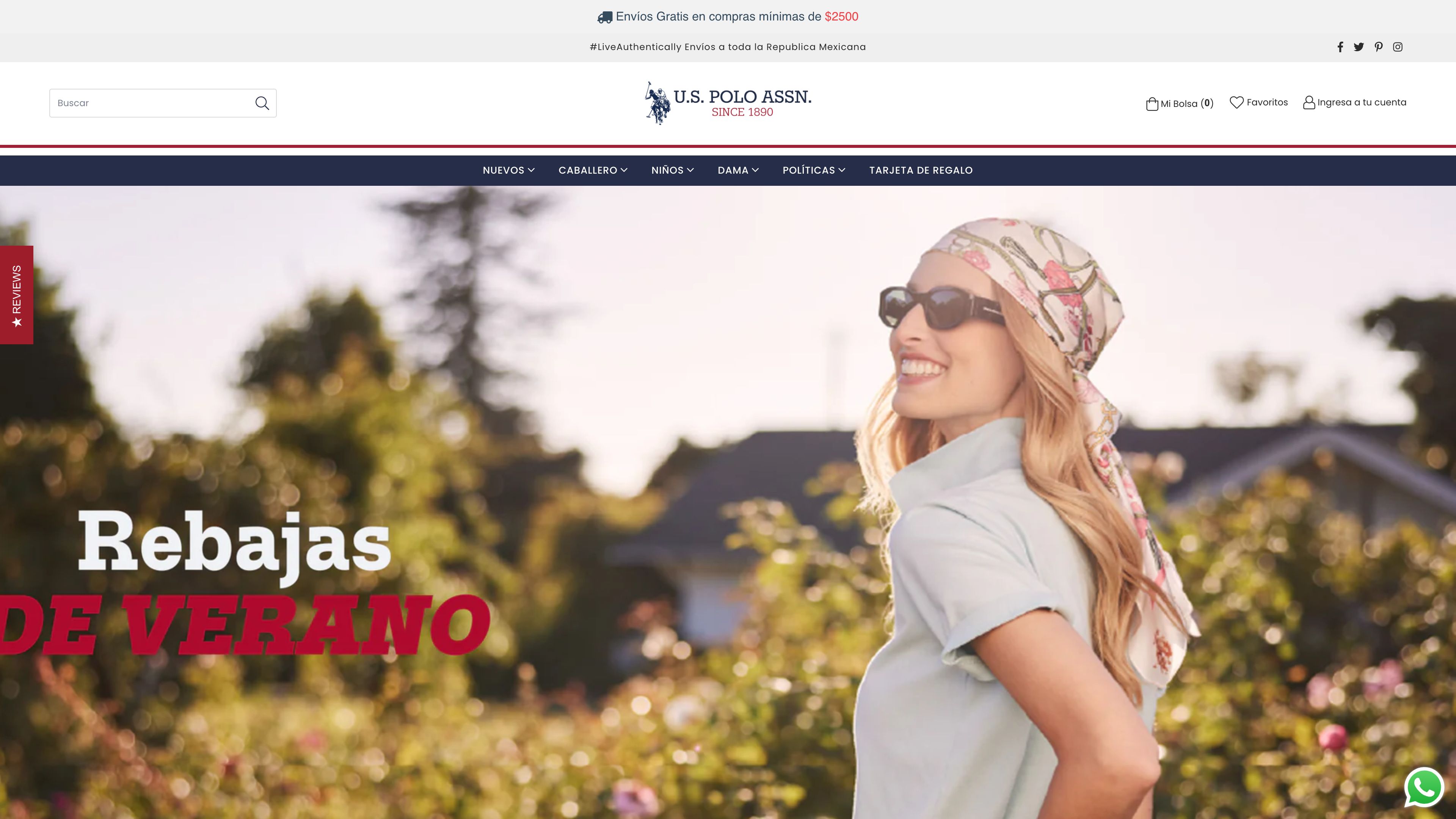 U.S Polo Assn. screenshot