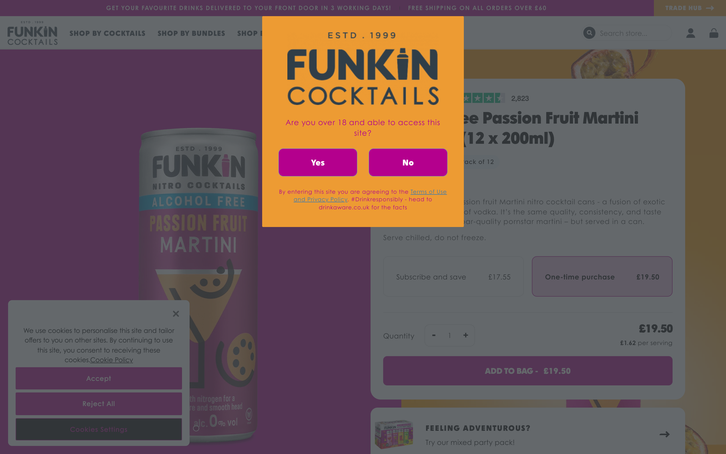 Funkin Cocktails - B2B and Tradehub screenshot 5