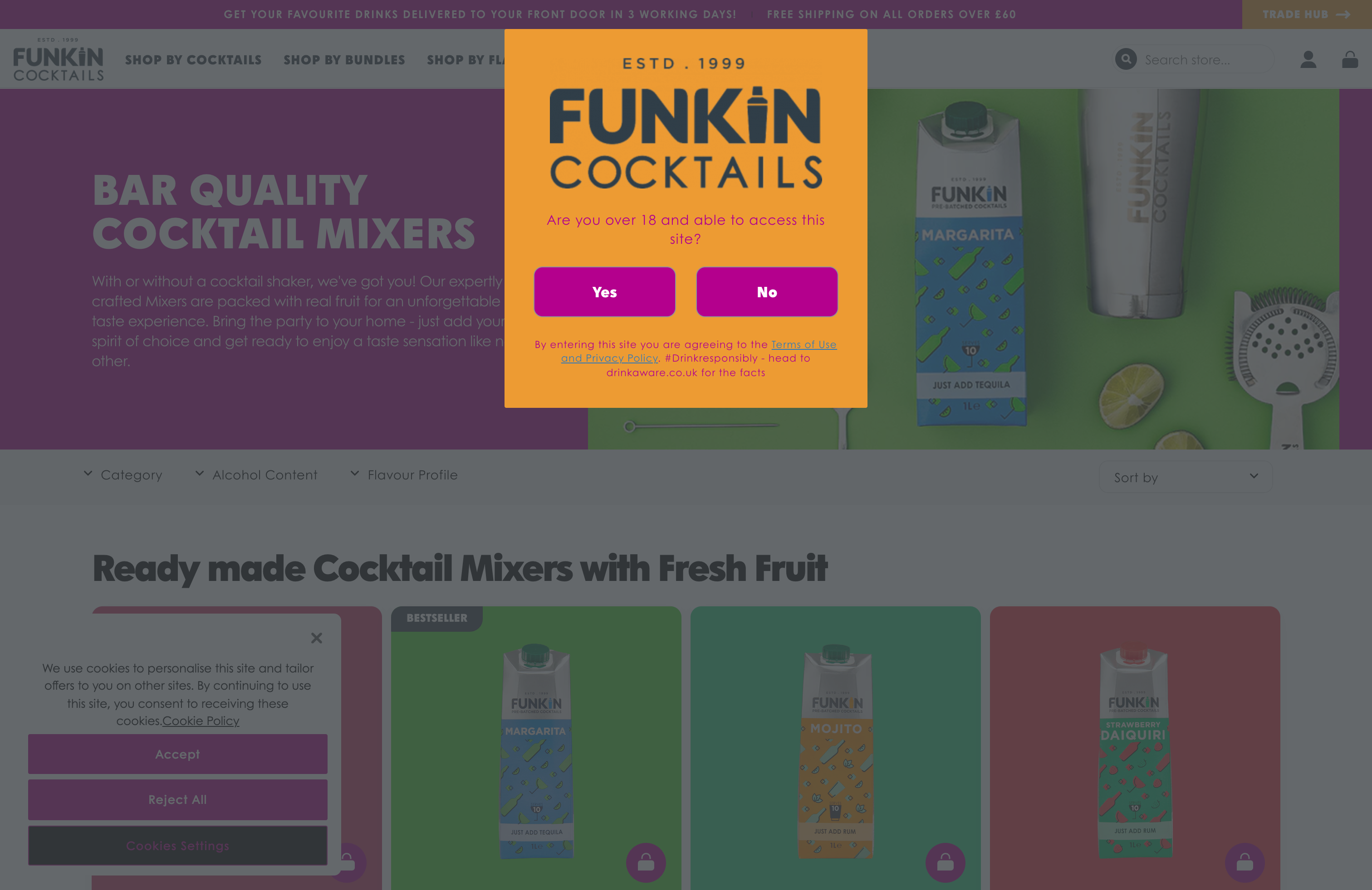 Funkin Cocktails - B2B and Tradehub screenshot 2
