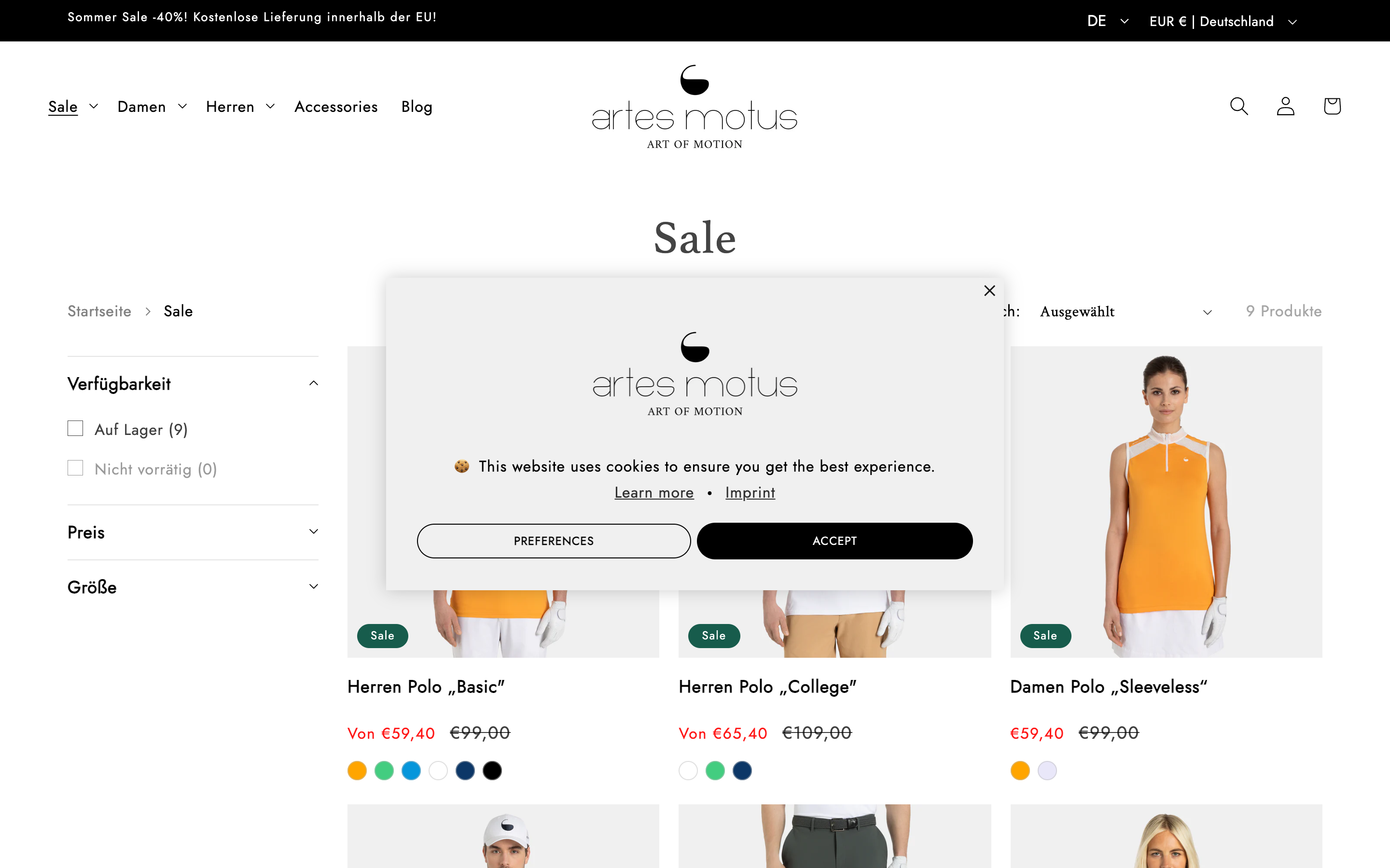 Comprehensive eCommerce Platform Migration and Development for Artes Motus
