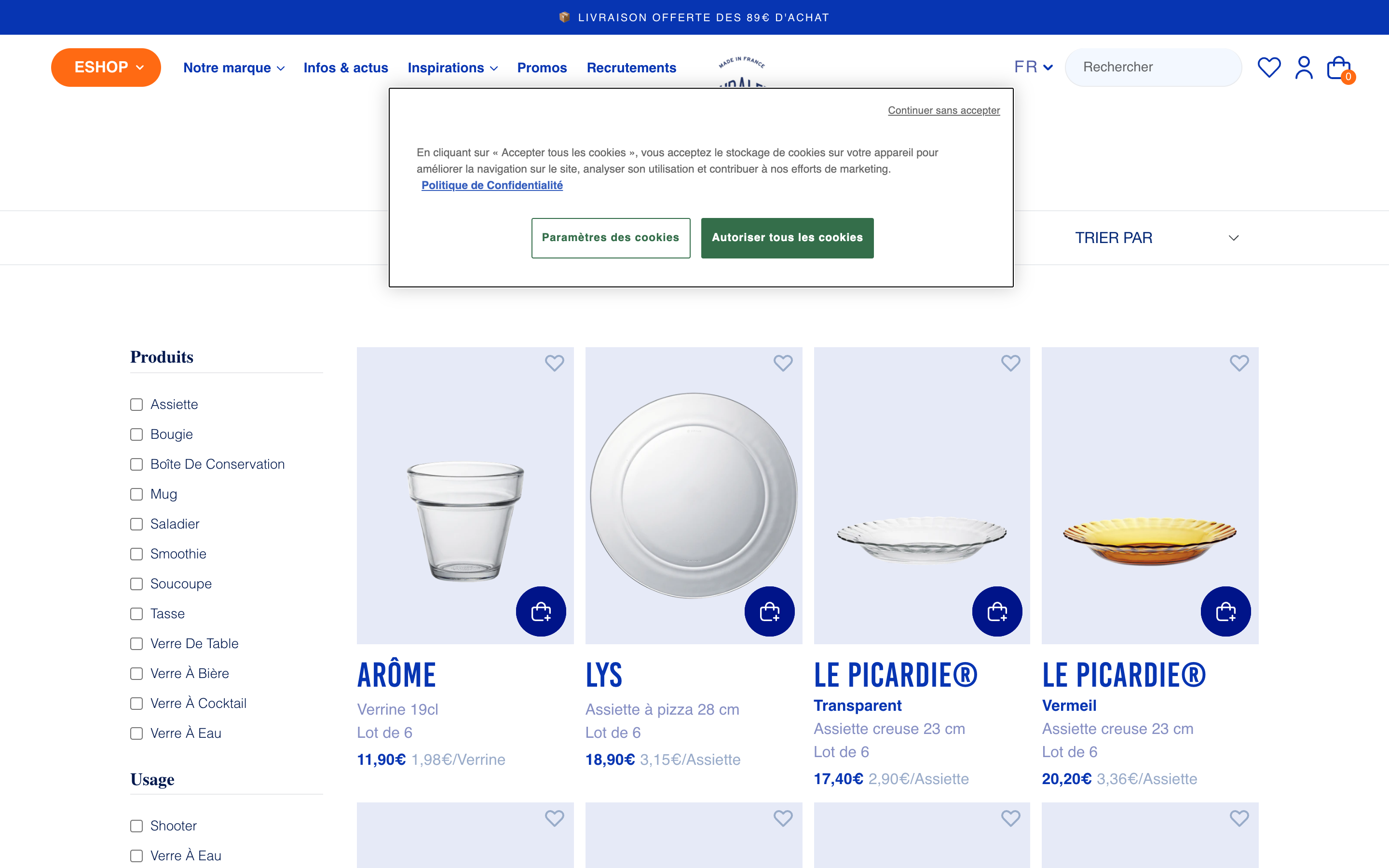 Duralex screenshot 2