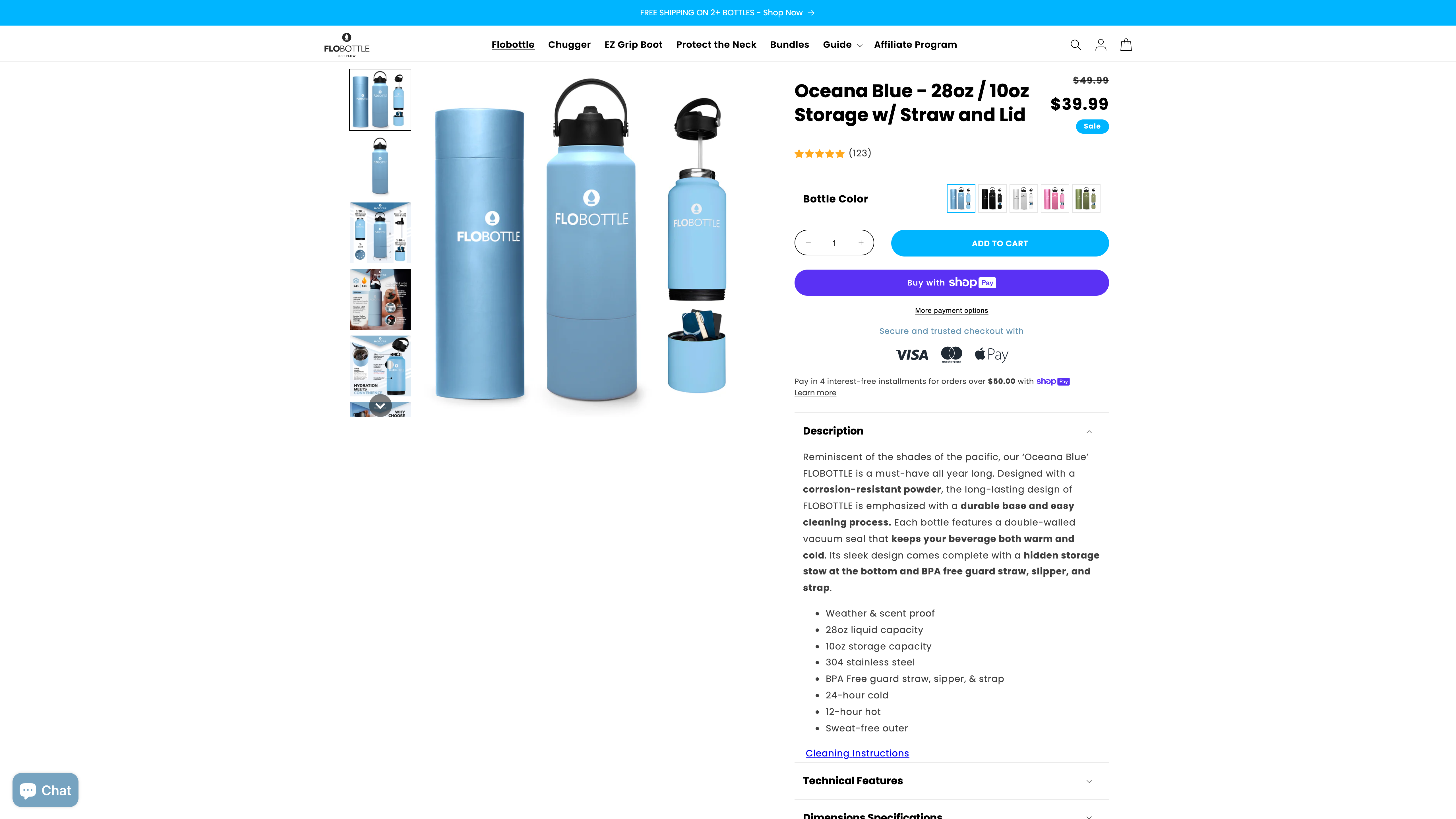 Flobottle screenshot 2