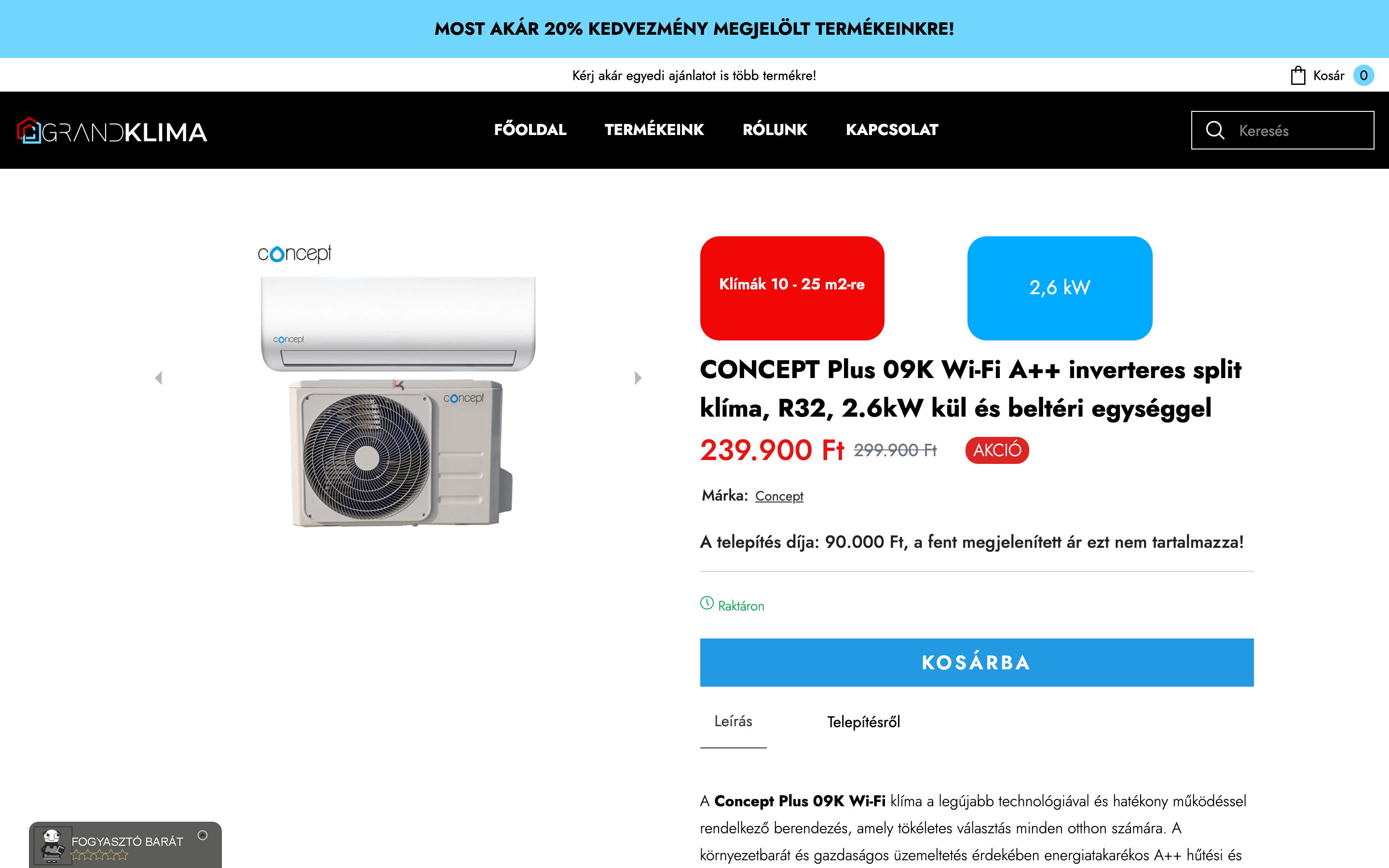 Grandklima.hu screenshot 3