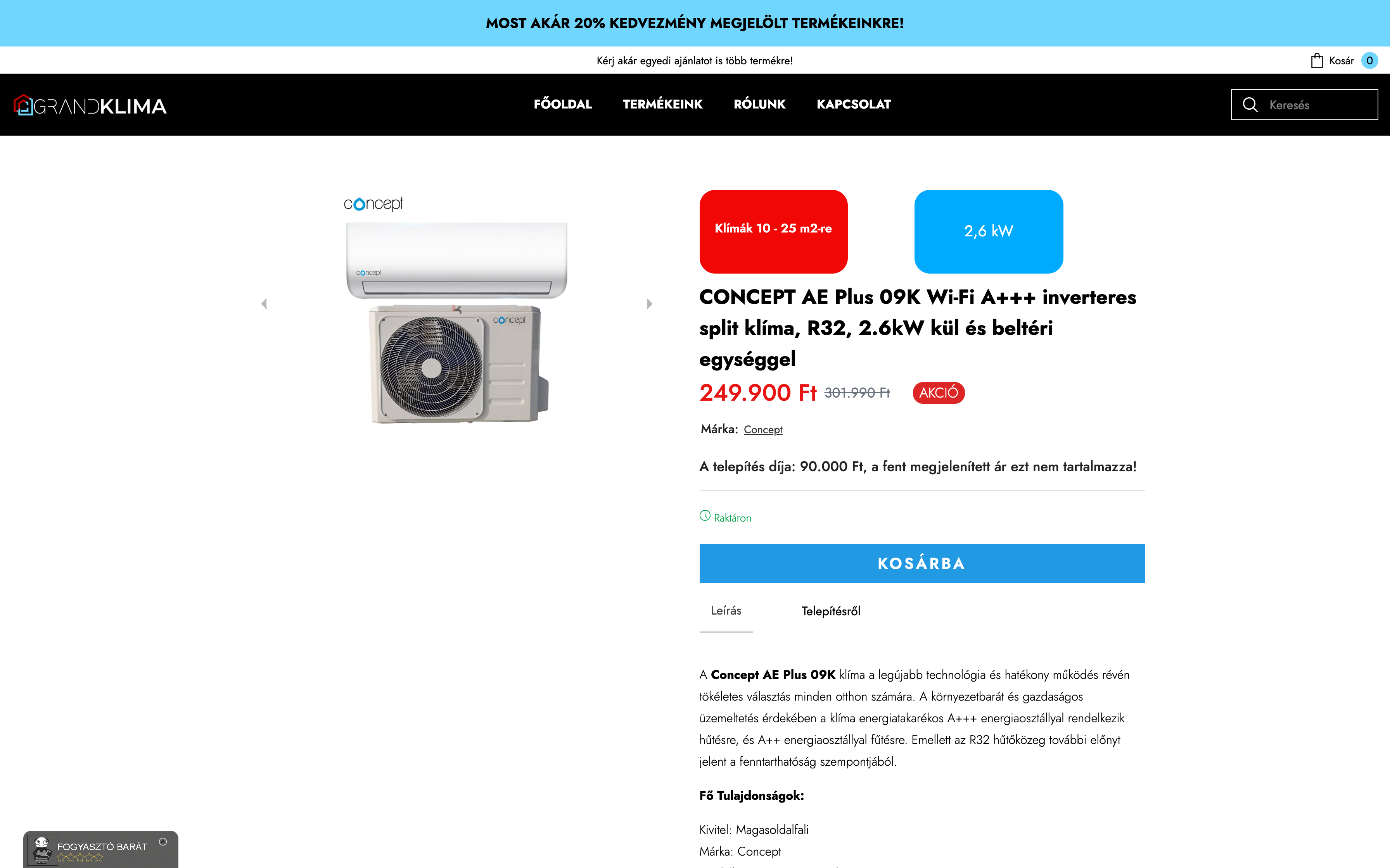 Grandklima.hu screenshot 4