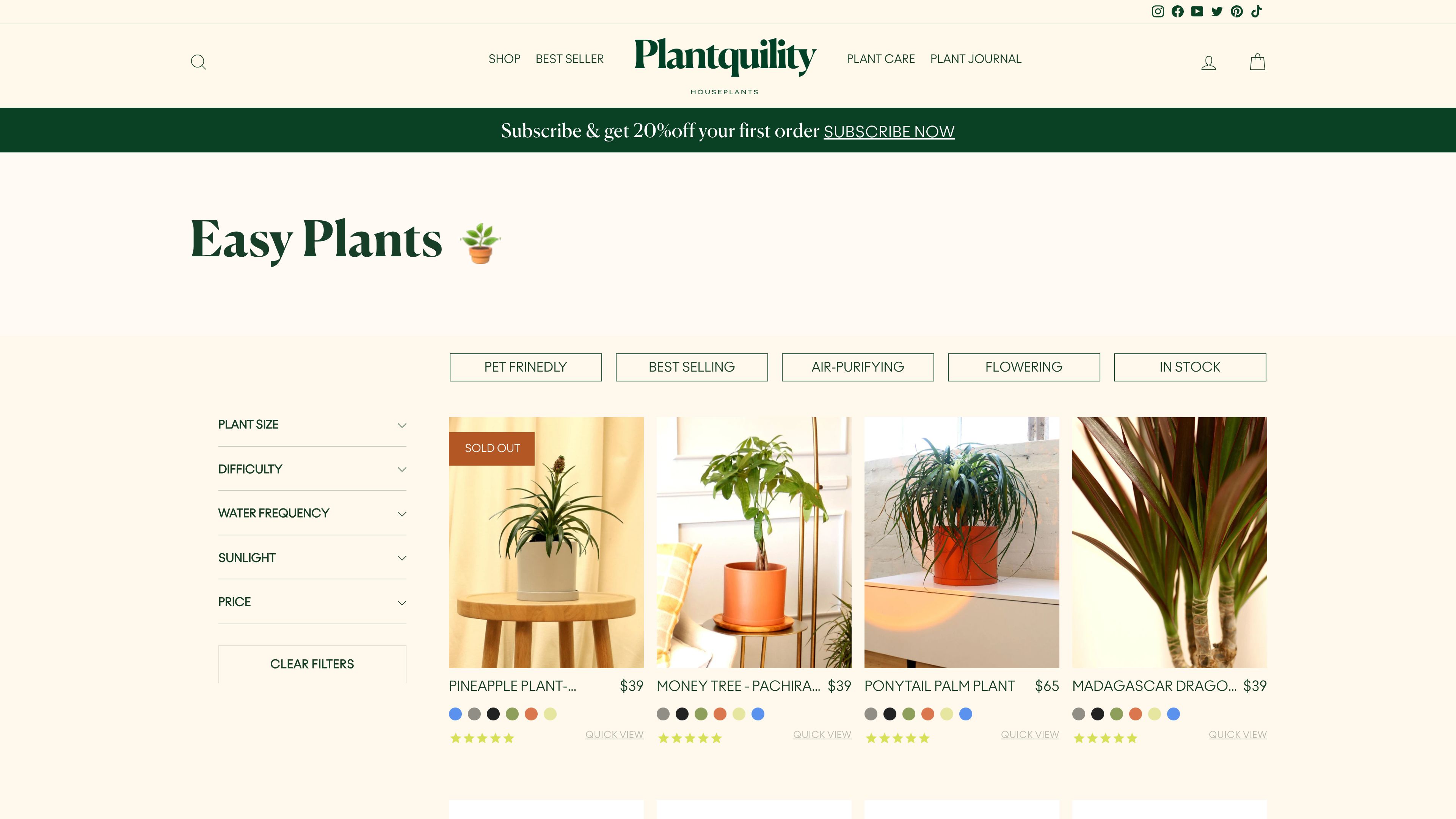  PLANT QUILITY - Complete Store Development & Design screenshot 4