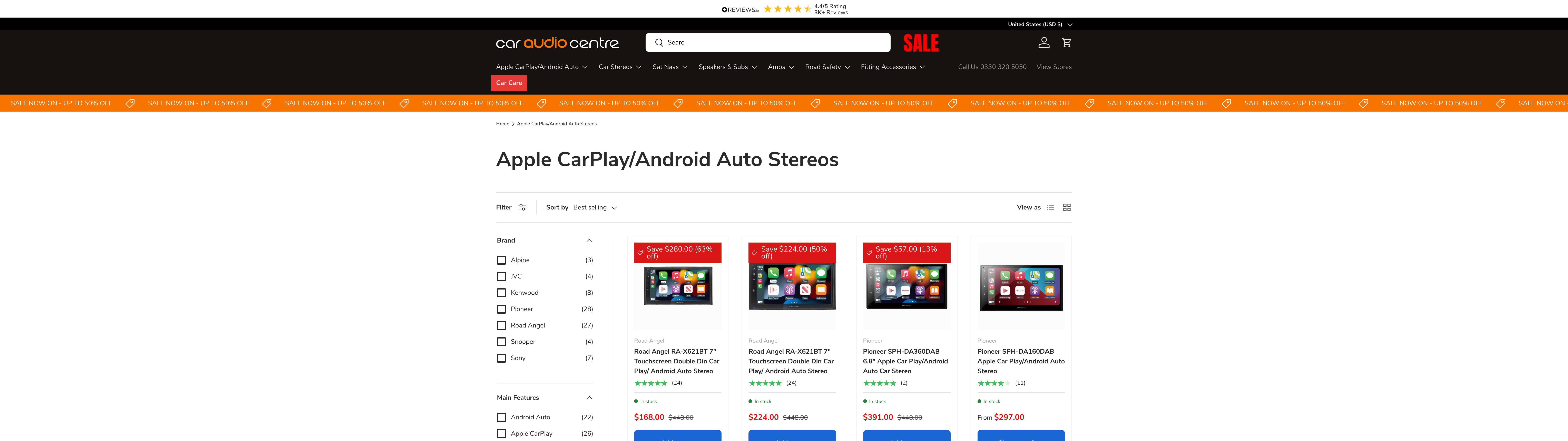 Car Audio Centre - Magento to Shopify screenshot 2