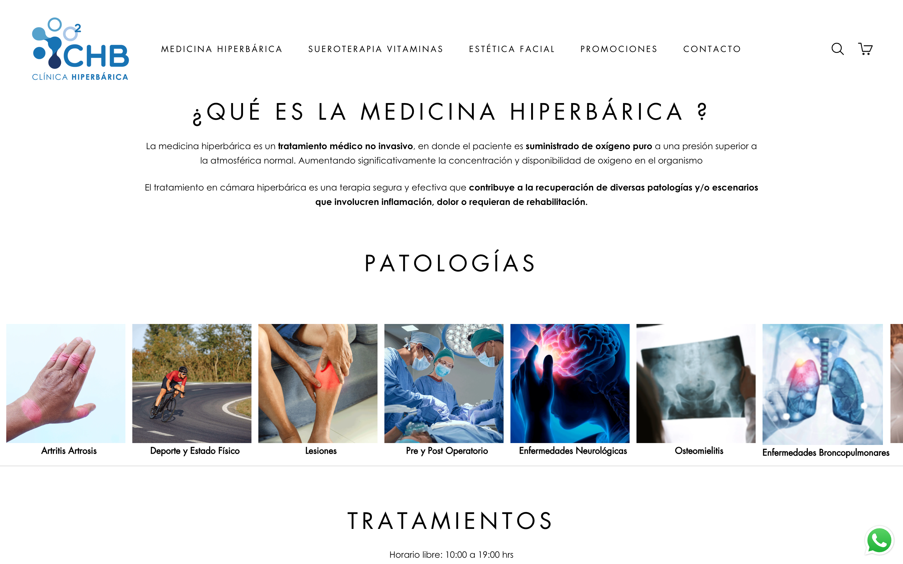 clinica hiperbarica screenshot 3