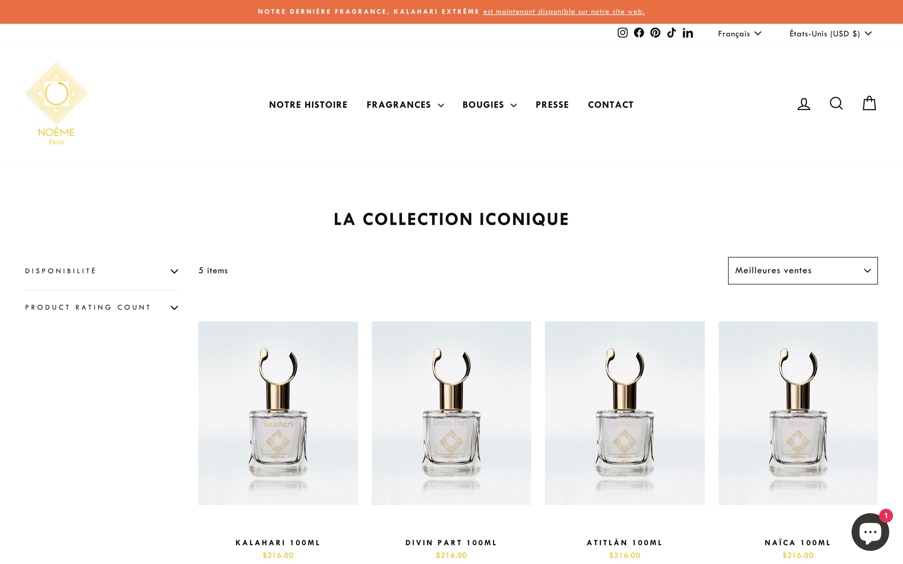 Noeme Paris | France | Fragrance   screenshot 2