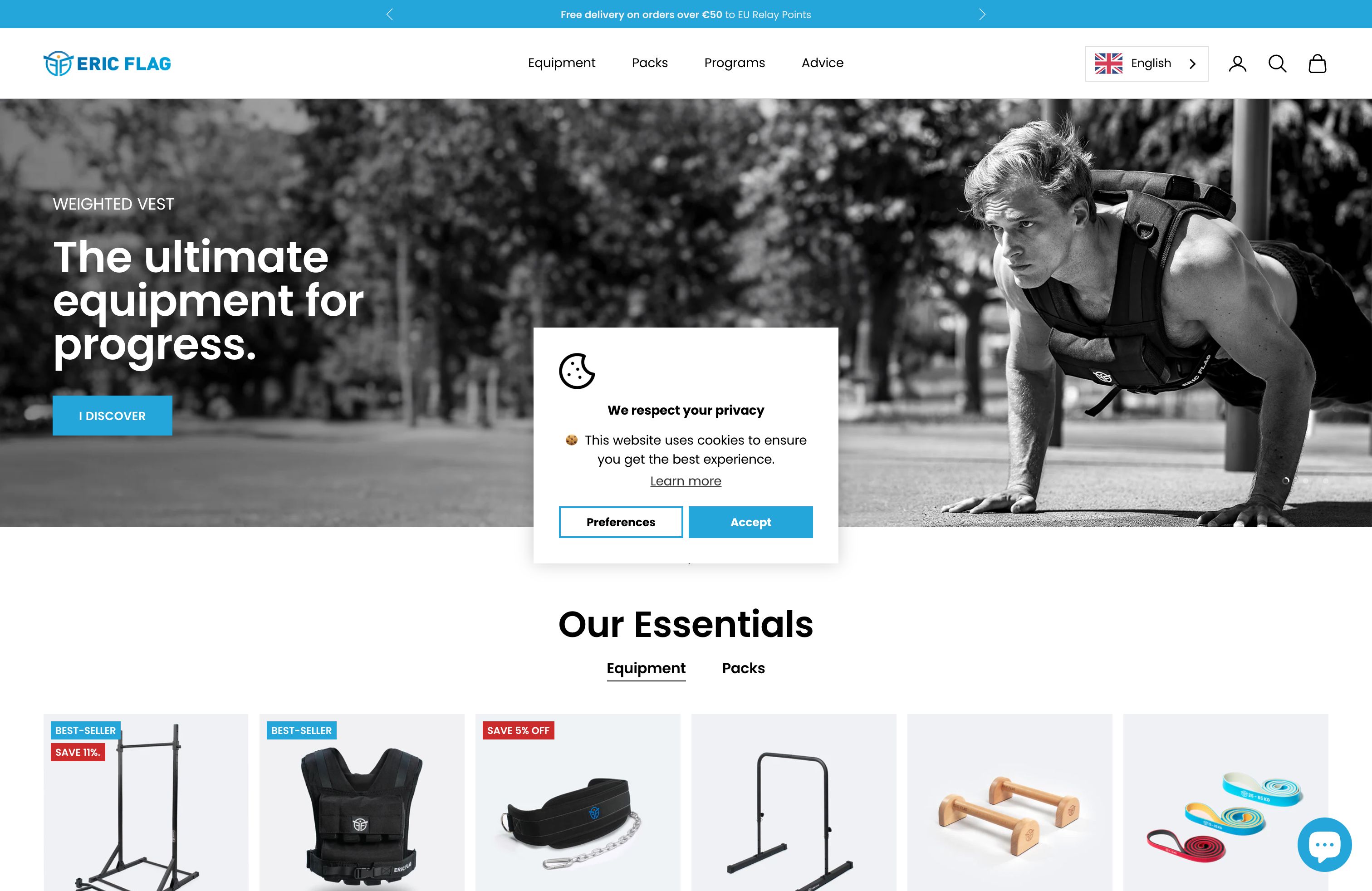 Eric Flag Store development screenshot 5