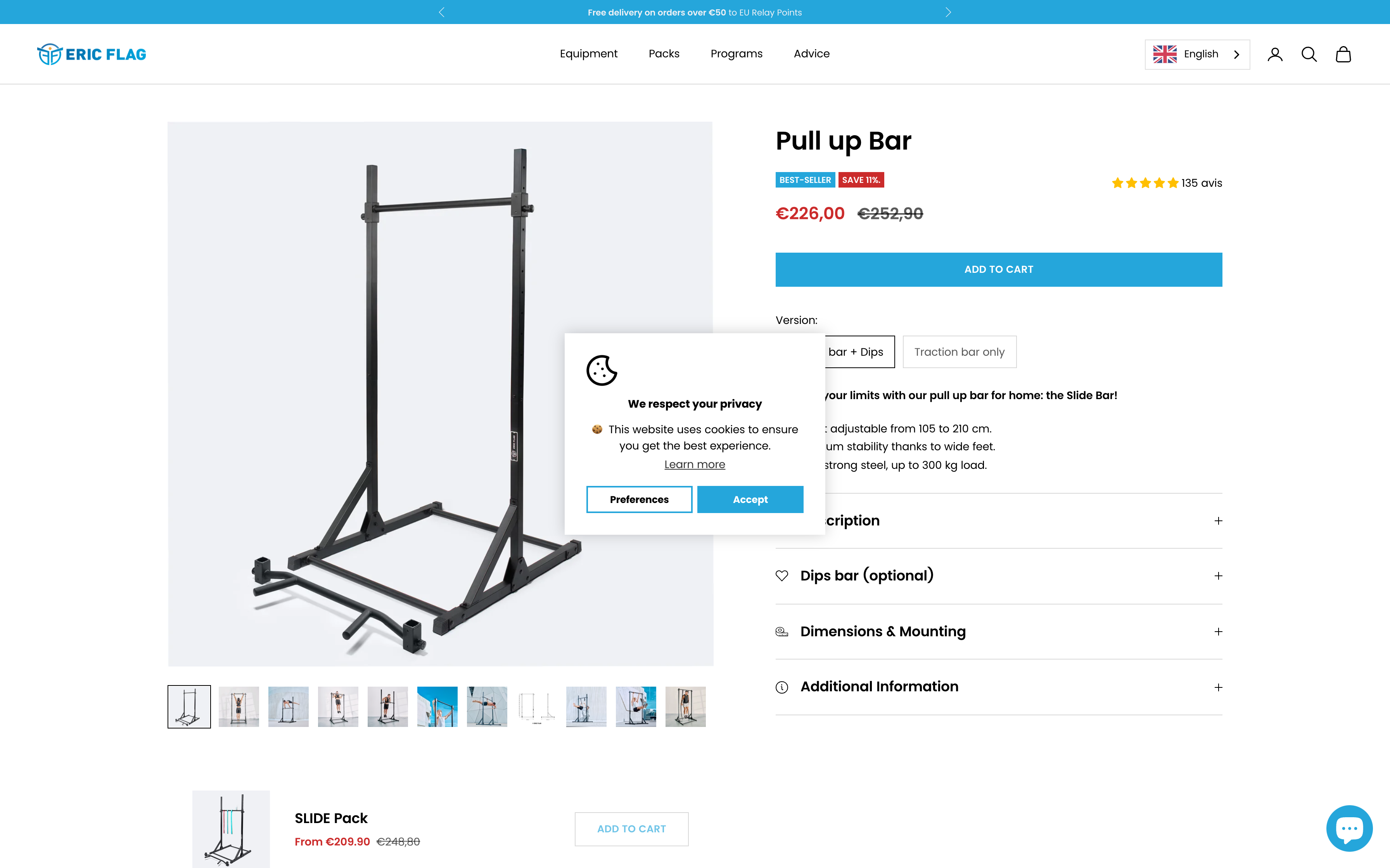 Eric Flag Store development screenshot 3