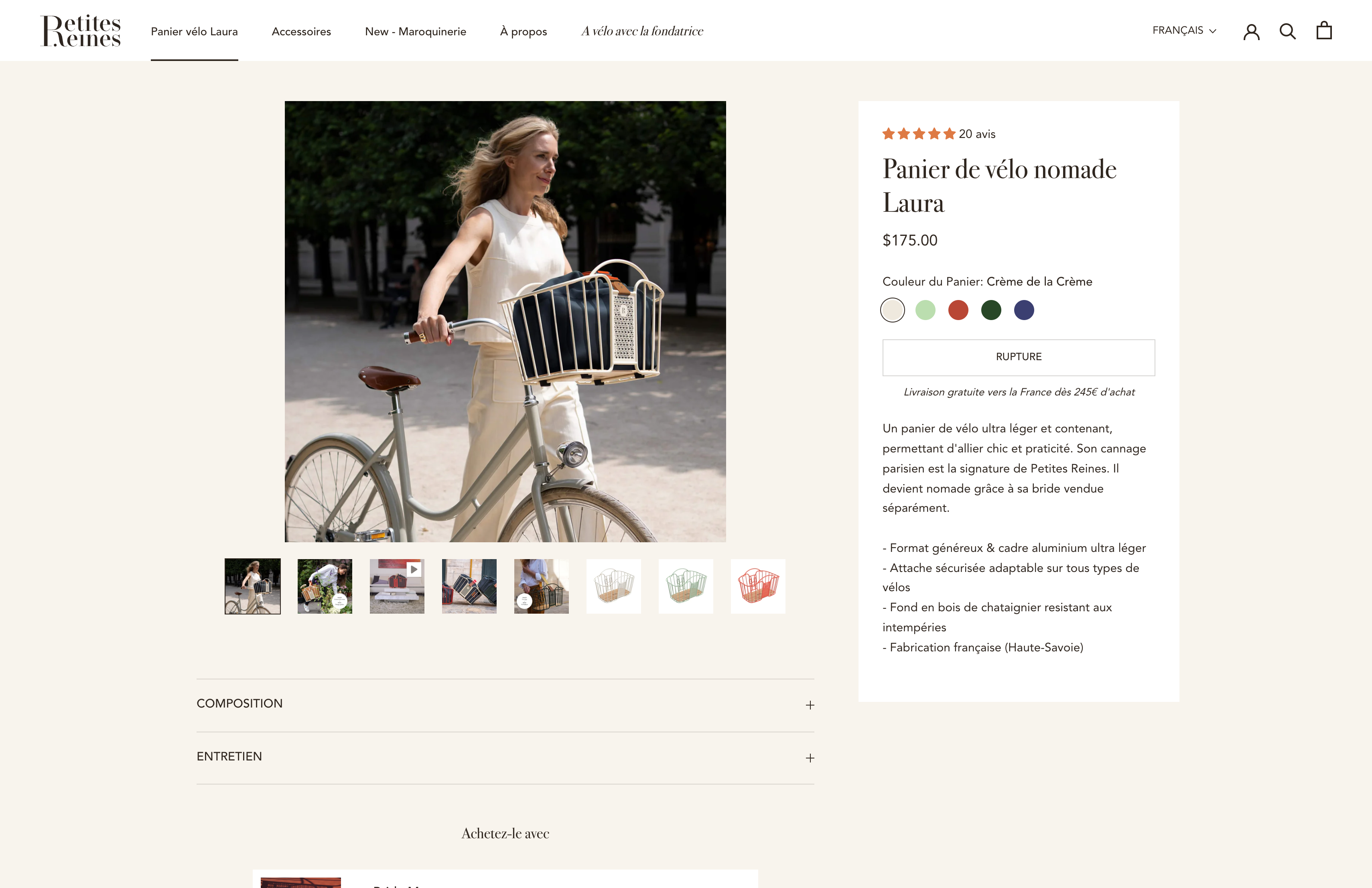 Petites Reines - Refonte et Klaviyo screenshot