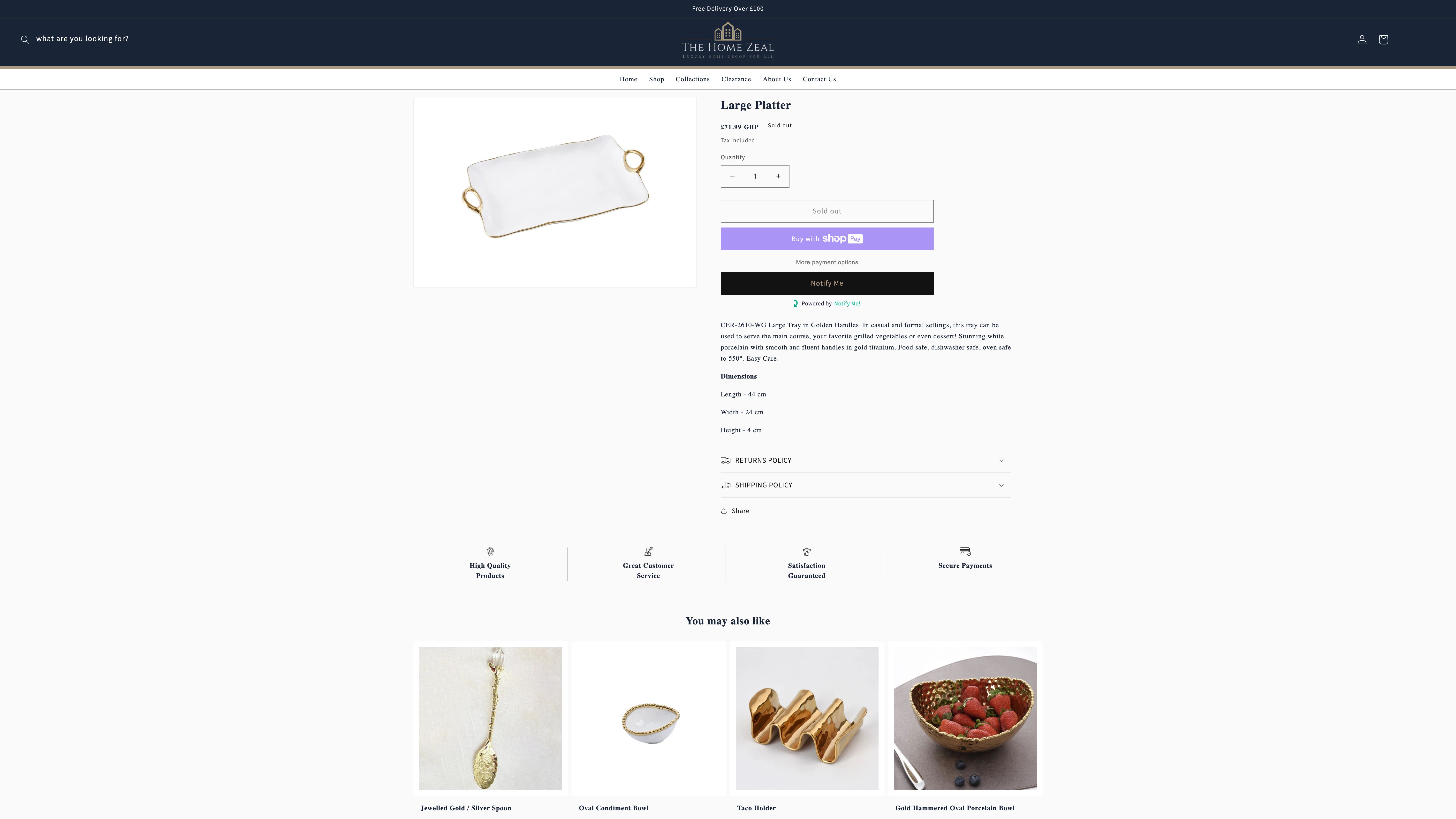 Single Product page Shopify Store  screenshot 5