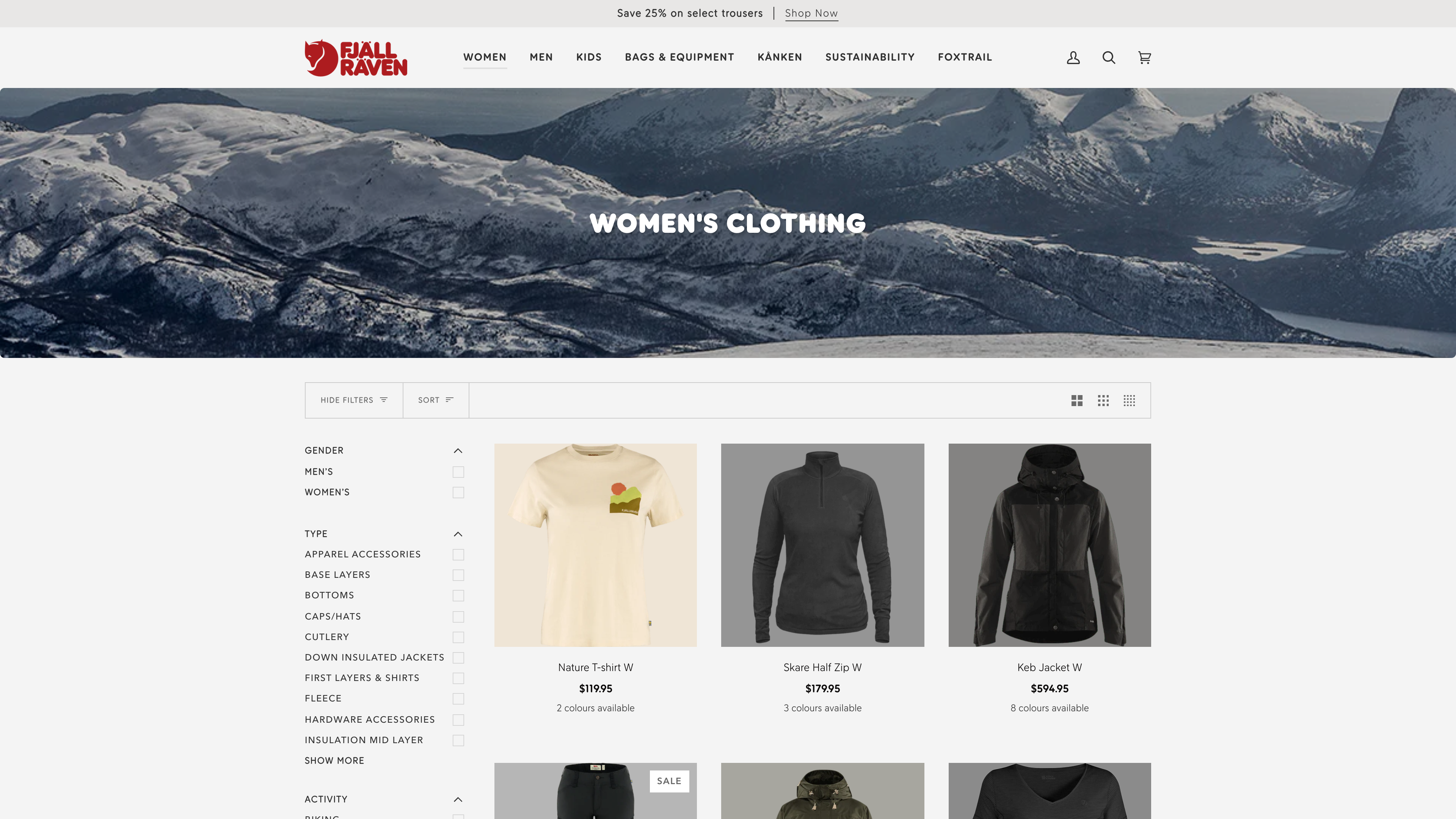 Fjällräven Australia screenshot 3