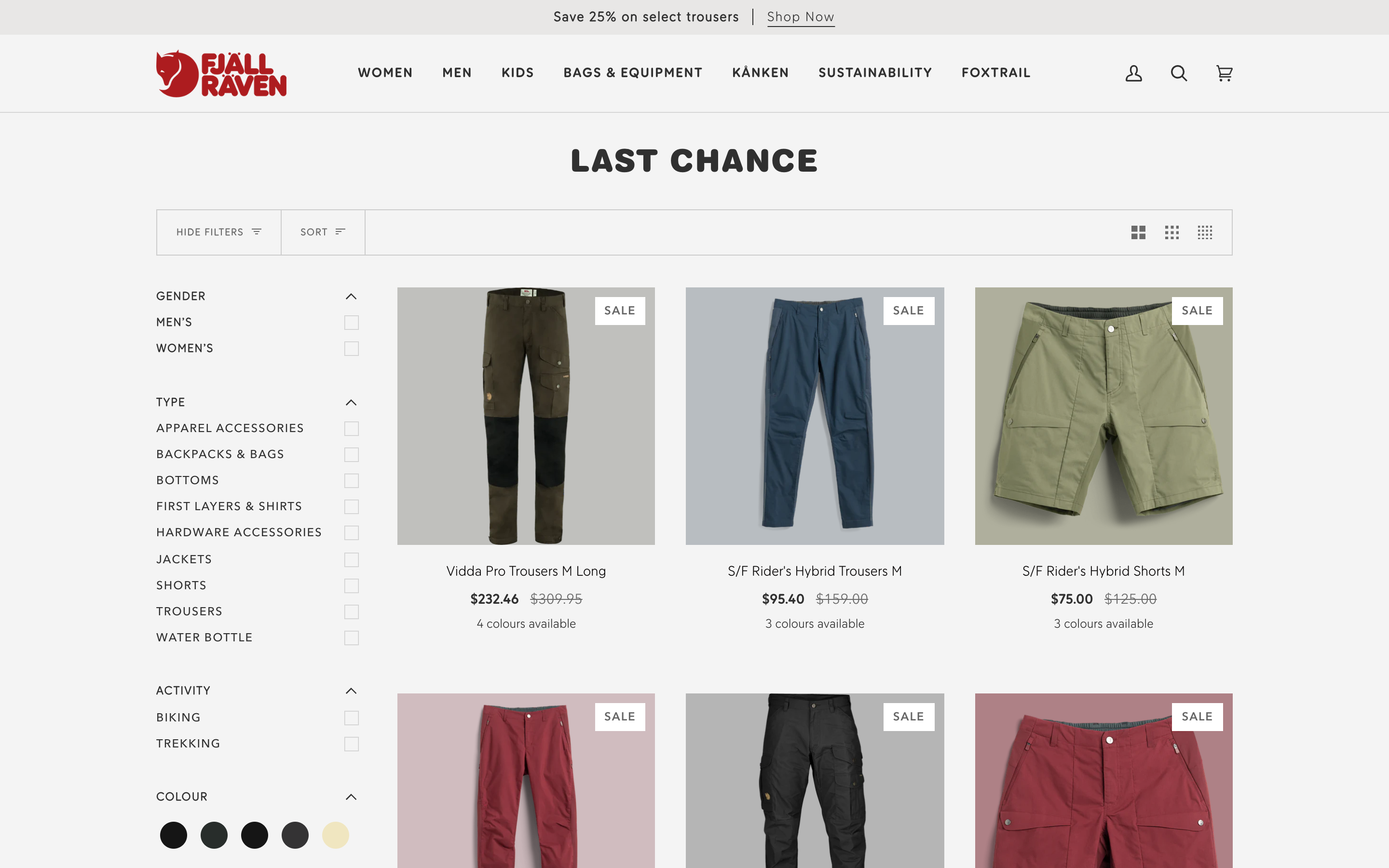 Fjällräven Australia screenshot 2