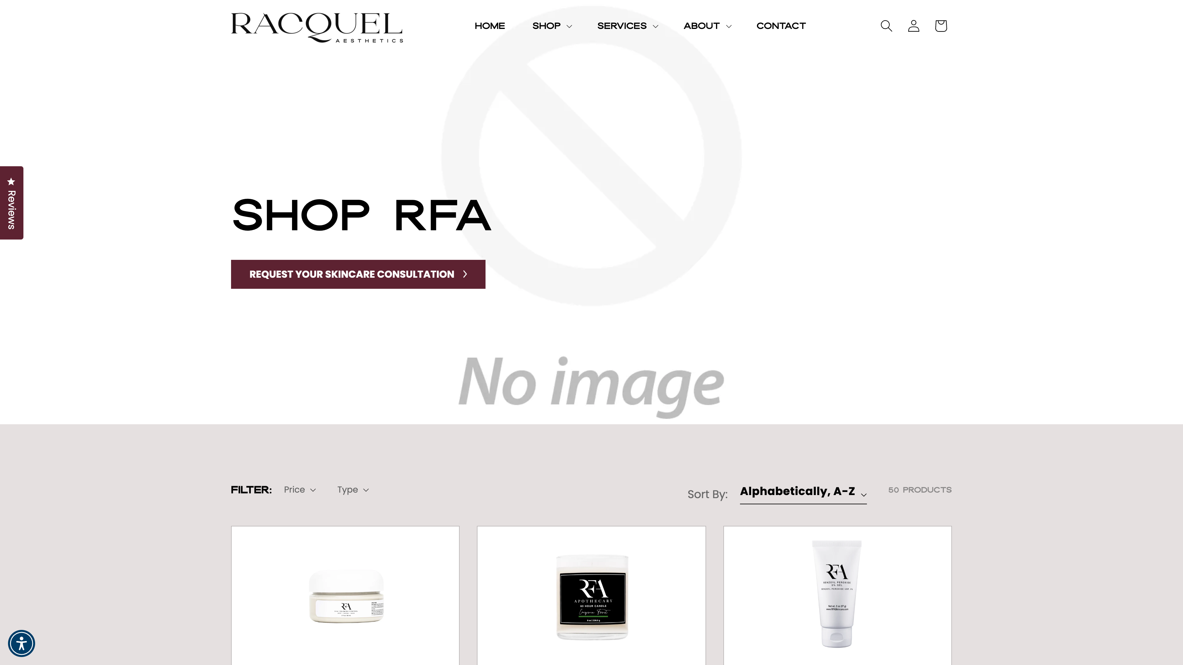 Redesign of Racquel Aesthetics: Enhancing Beauty Products & Services Shop