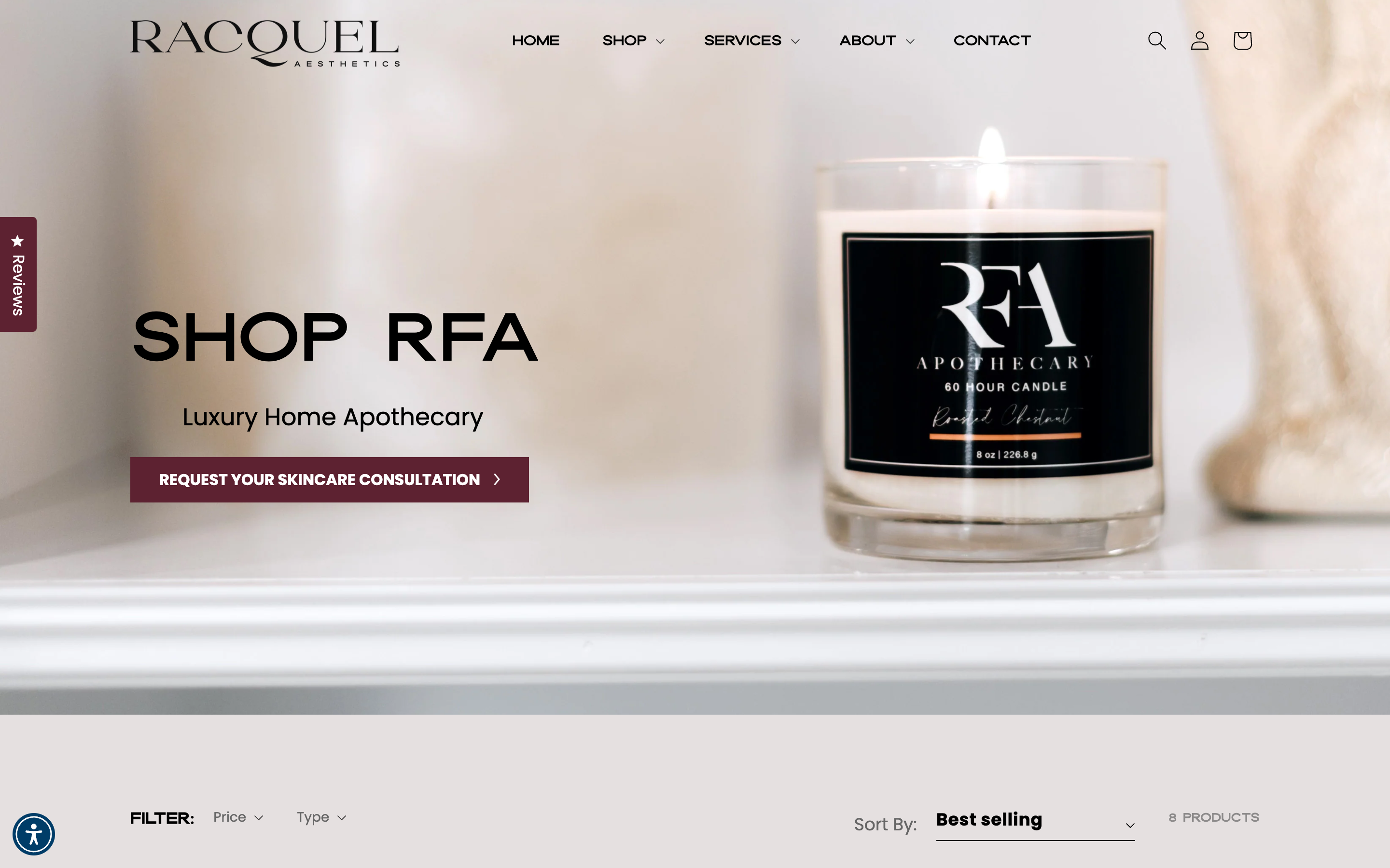 Racquel Frisella Aesthetics - Beauty Products & Services Shop screenshot 3