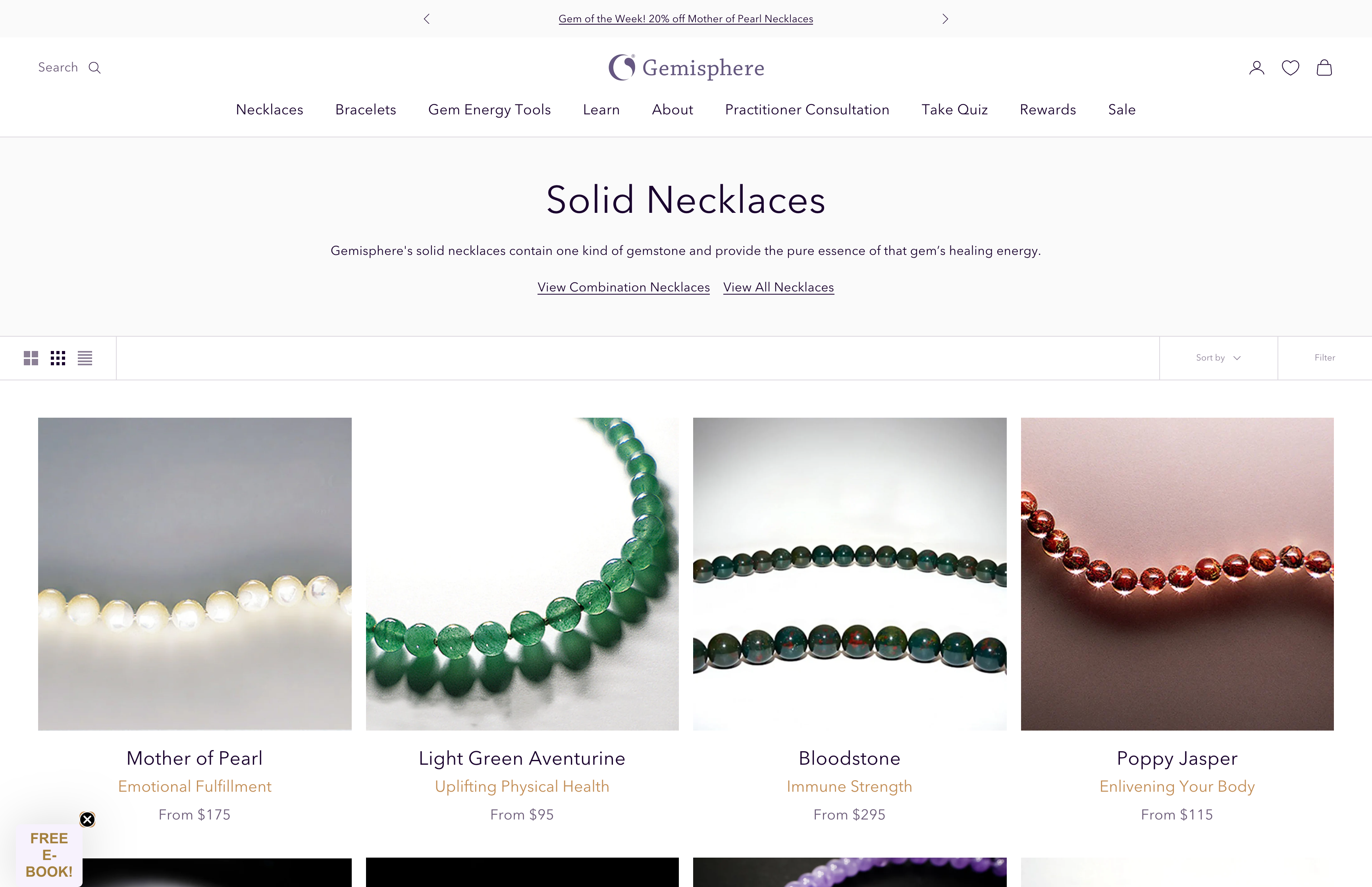 GEMISPHERE (Shopify Plus + Klaviyo + Typeform Quiz) screenshot