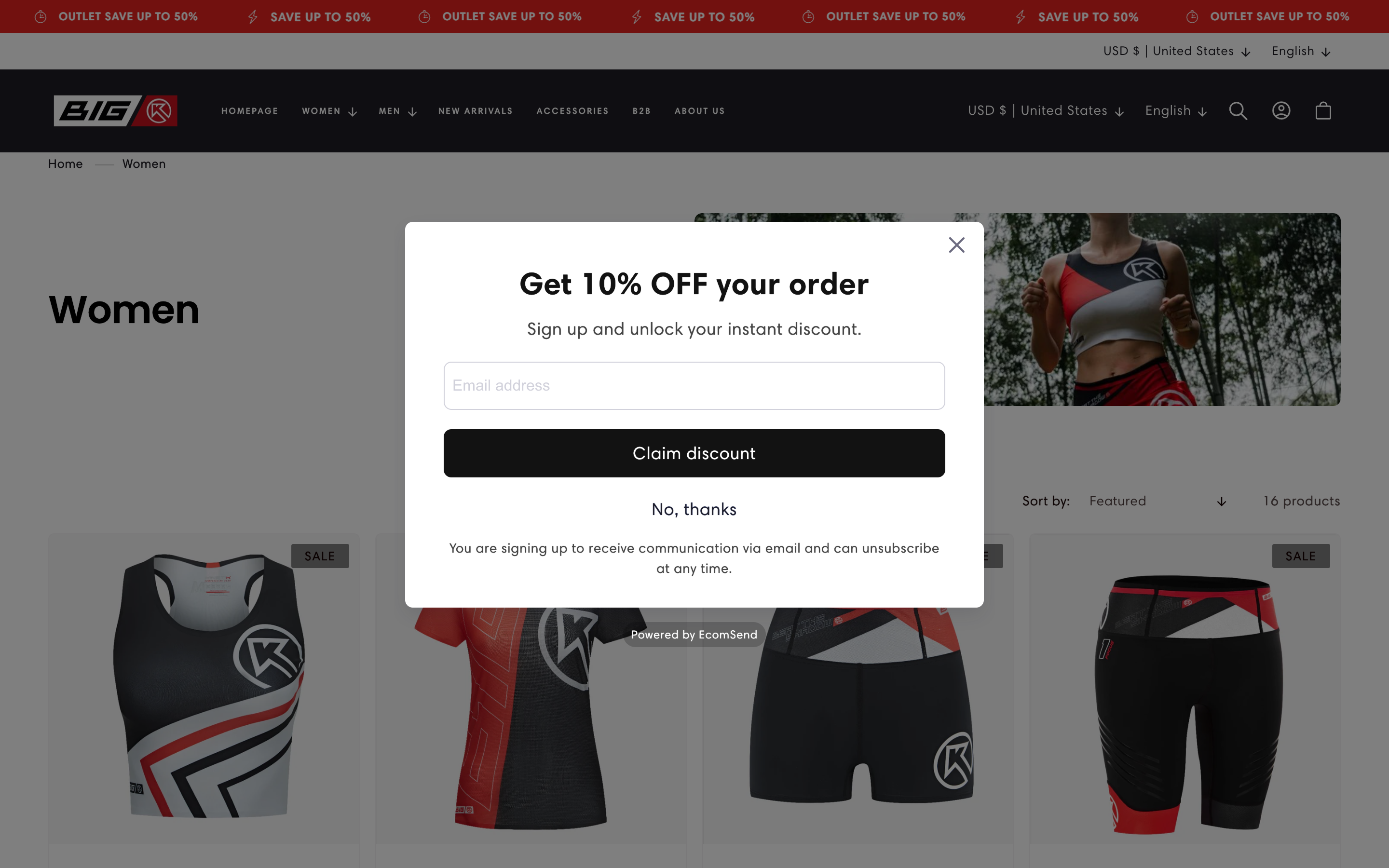 Variant-Integrated Shopify Homepage screenshot 3