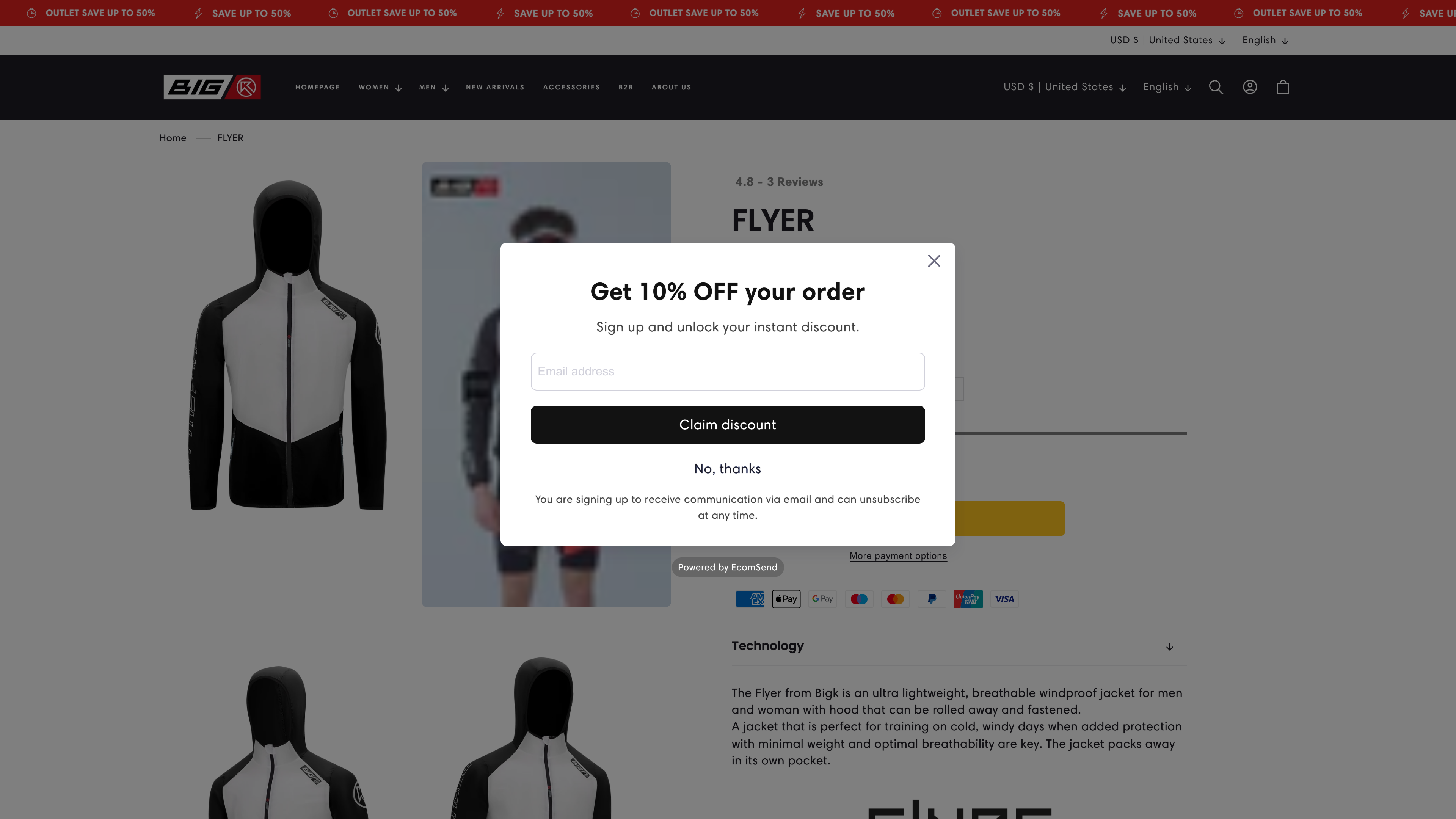 Variant-Integrated Shopify Homepage screenshot 5
