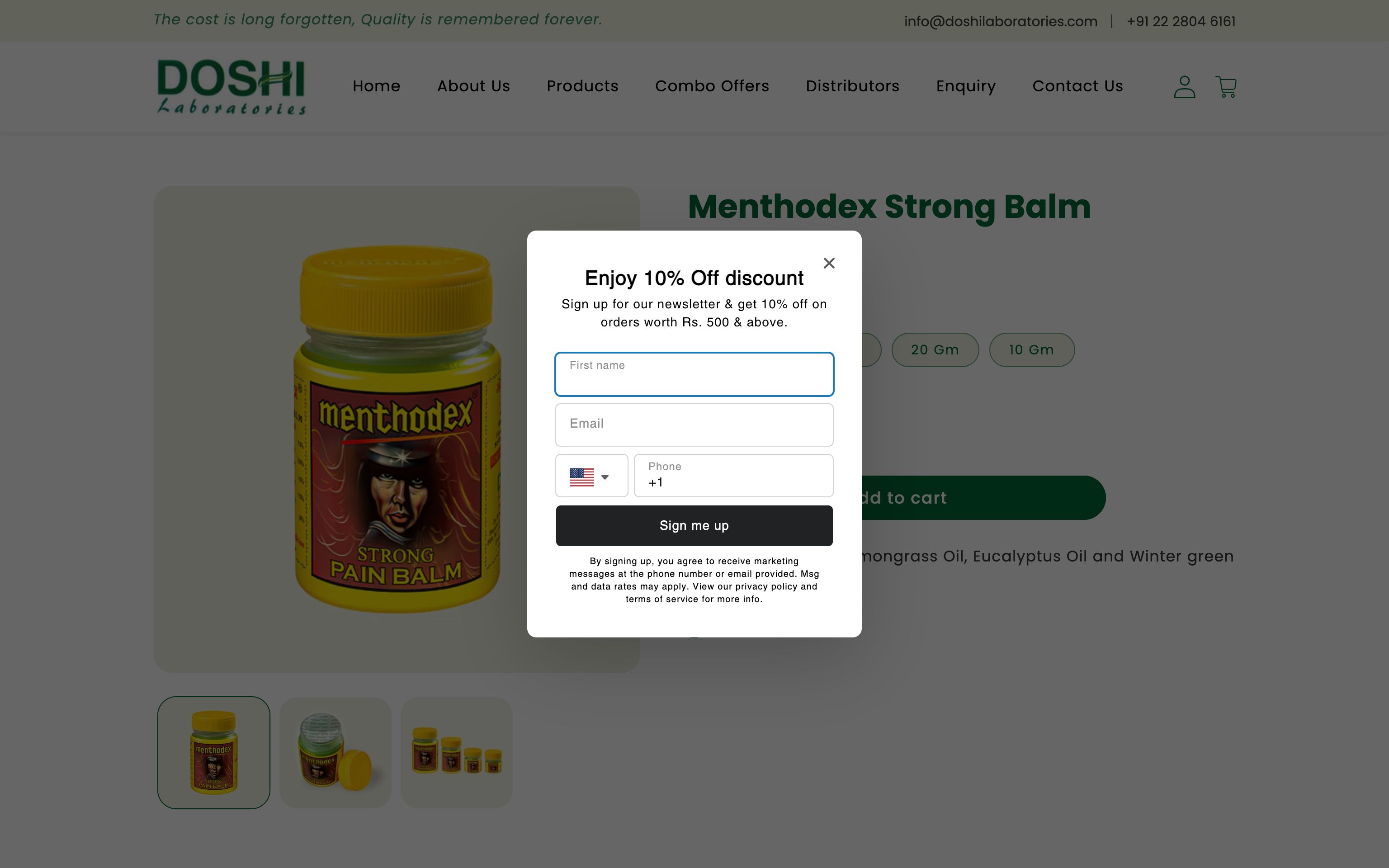 Menthodex screenshot 2