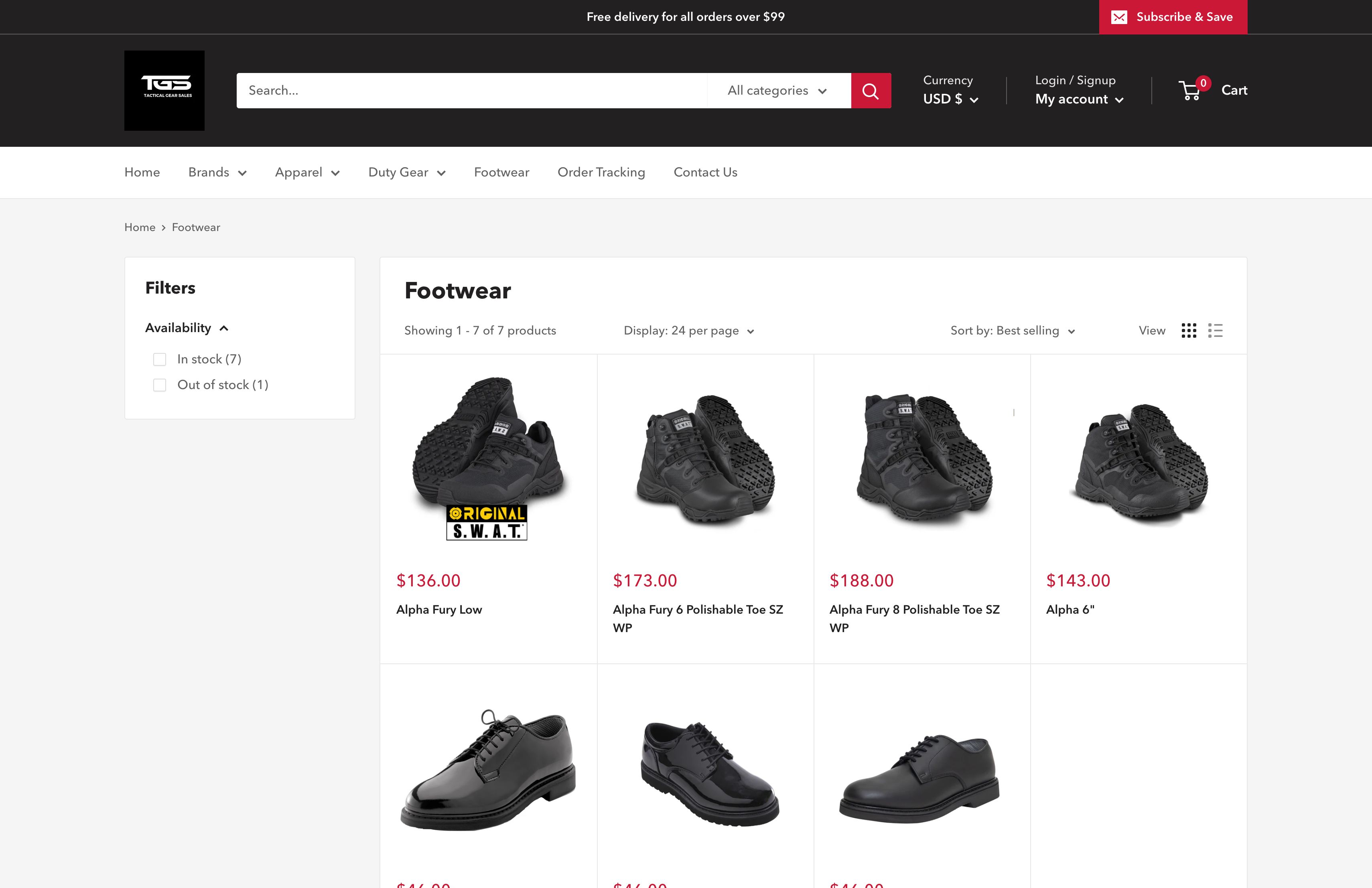 Tactical Gear sales - Security Gear screenshot 2