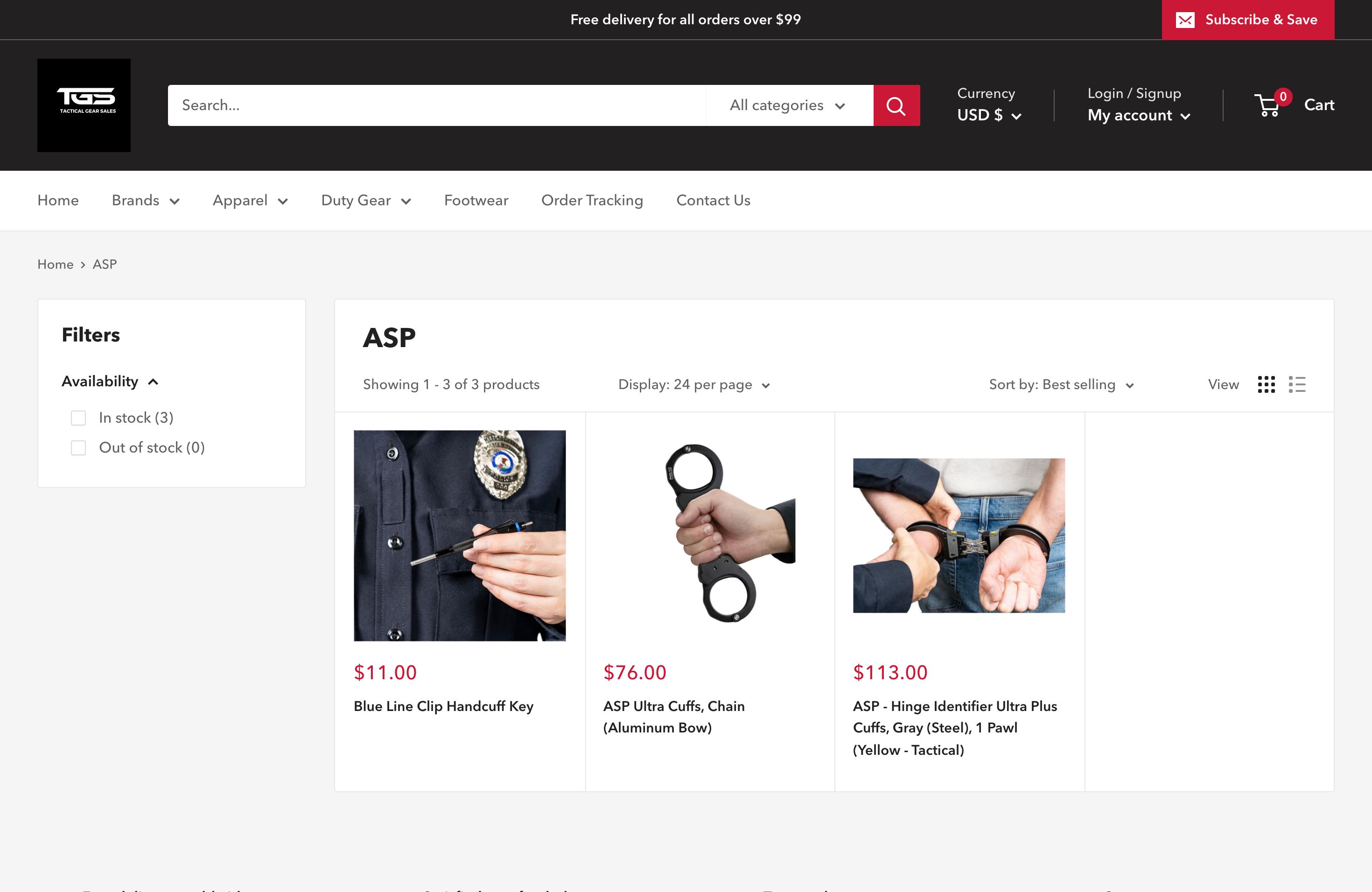 Tactical Gear sales - Security Gear screenshot 3