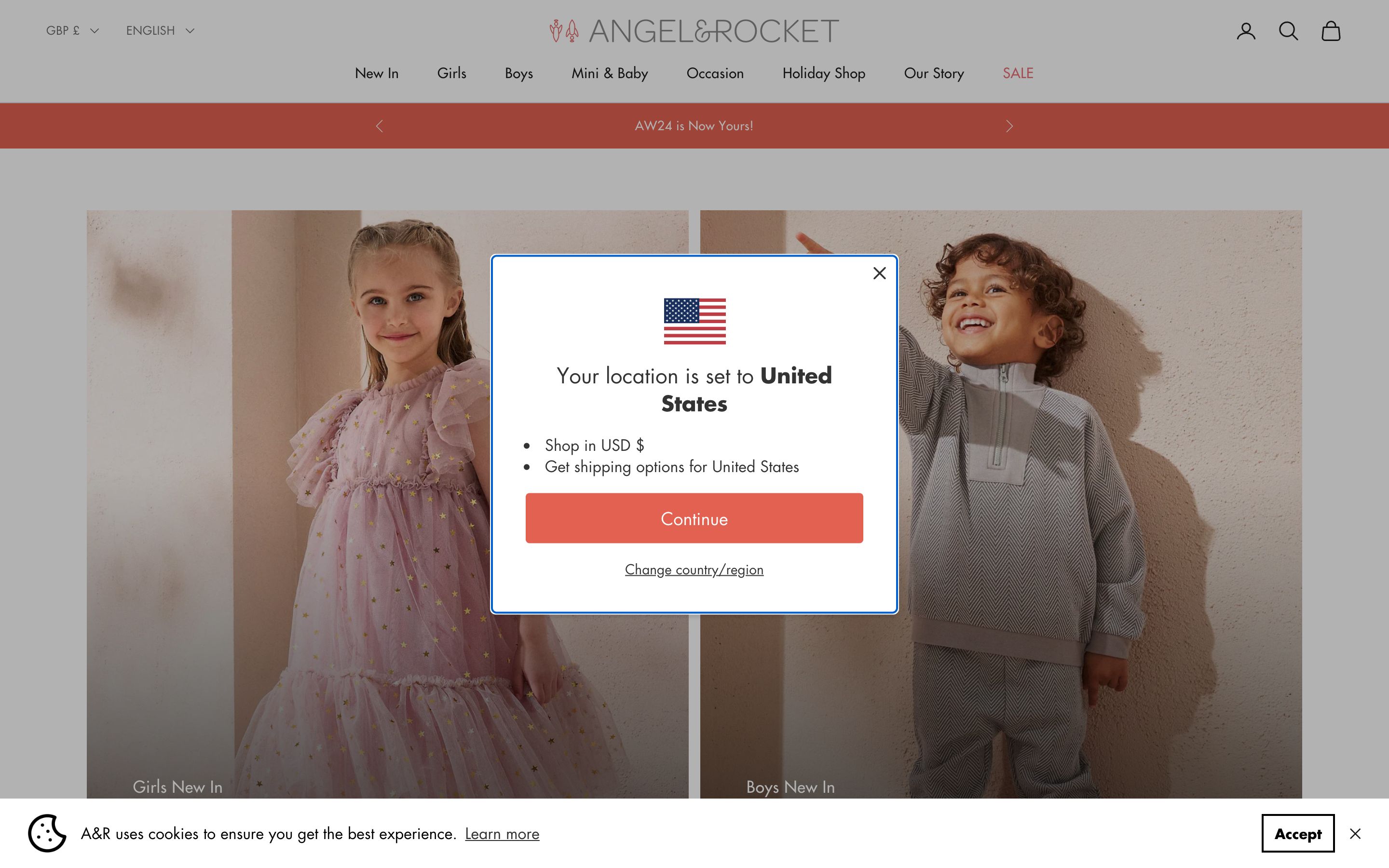Angel & Rocket: WooCommerce to Shopify Migration and Build screenshot 5