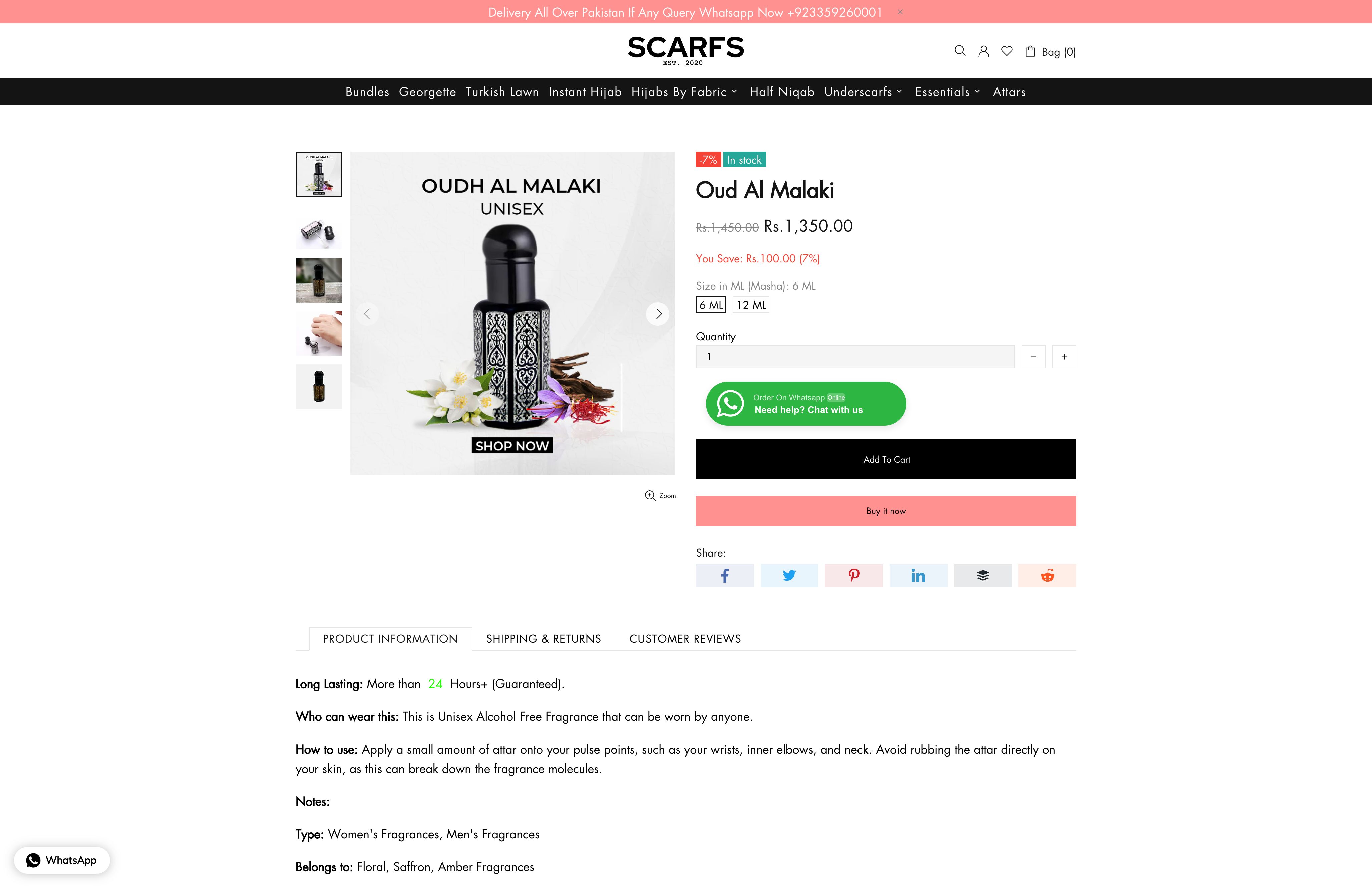 Scarfs.pk screenshot 4