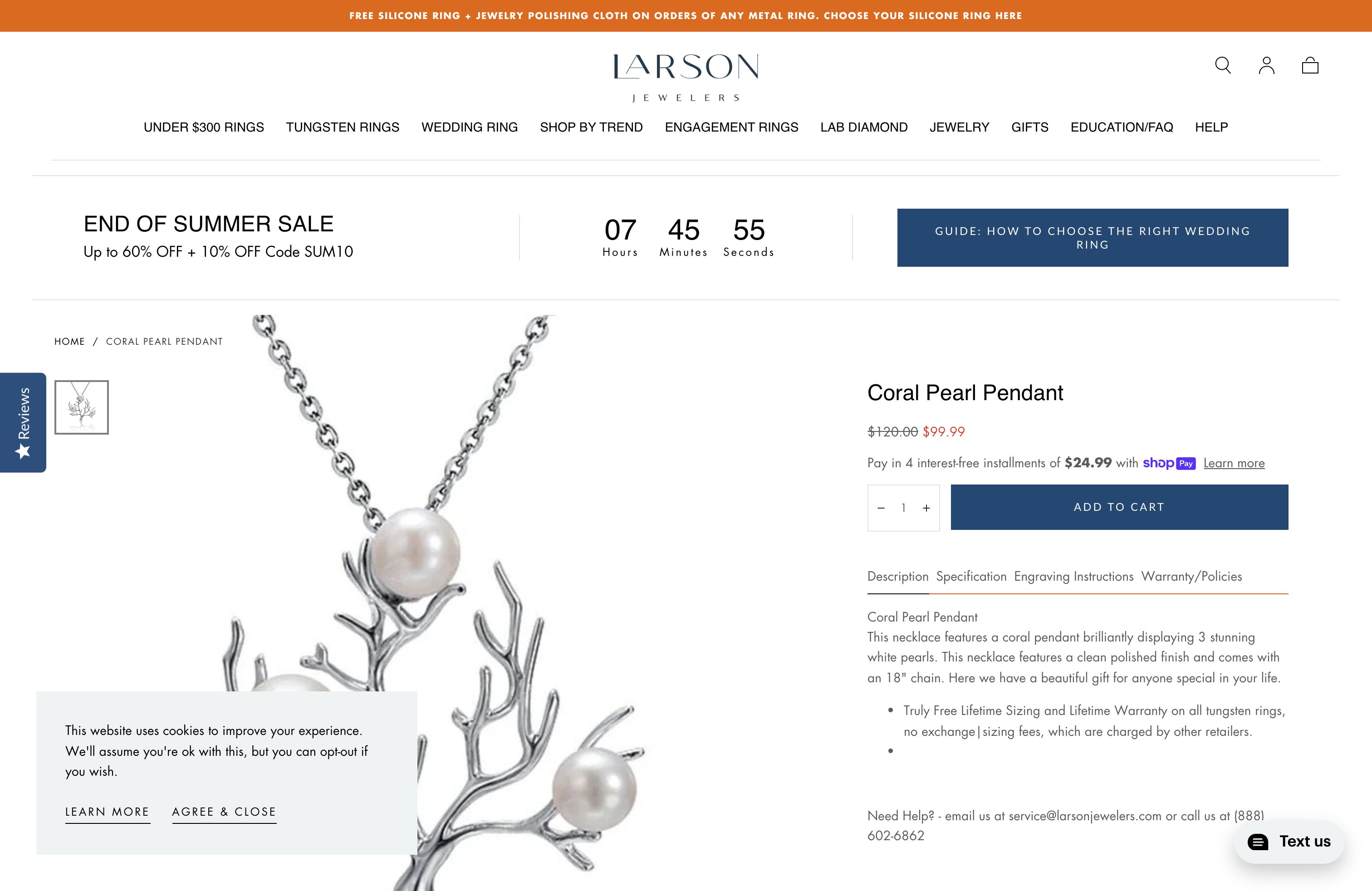 Larson Enhances Business with Shopify Migration screenshot 5