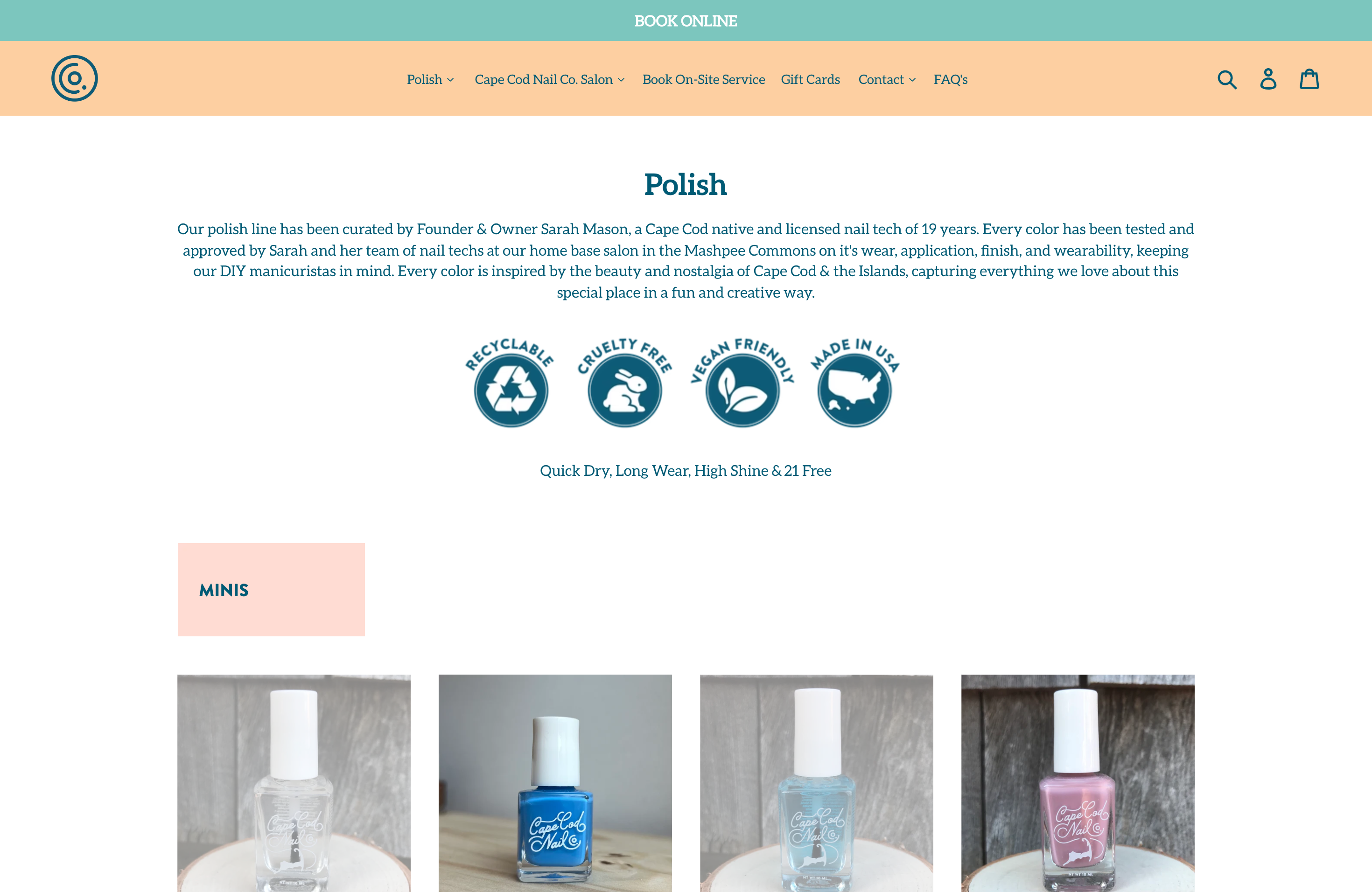 Comprehensive Design and Development for Cape Cod Nail Co.