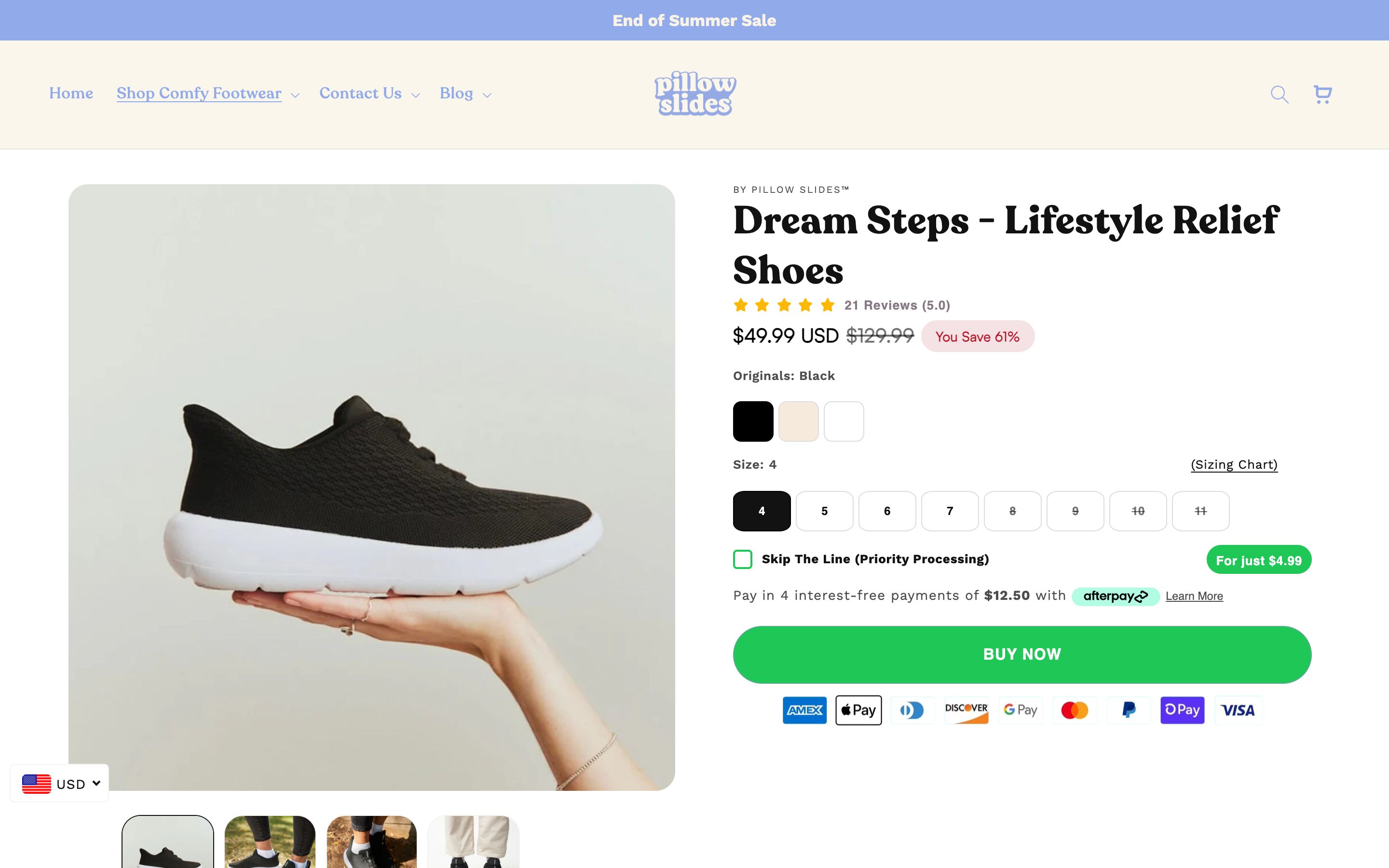 Shopify Store Design for Pillow slides product screenshot 3