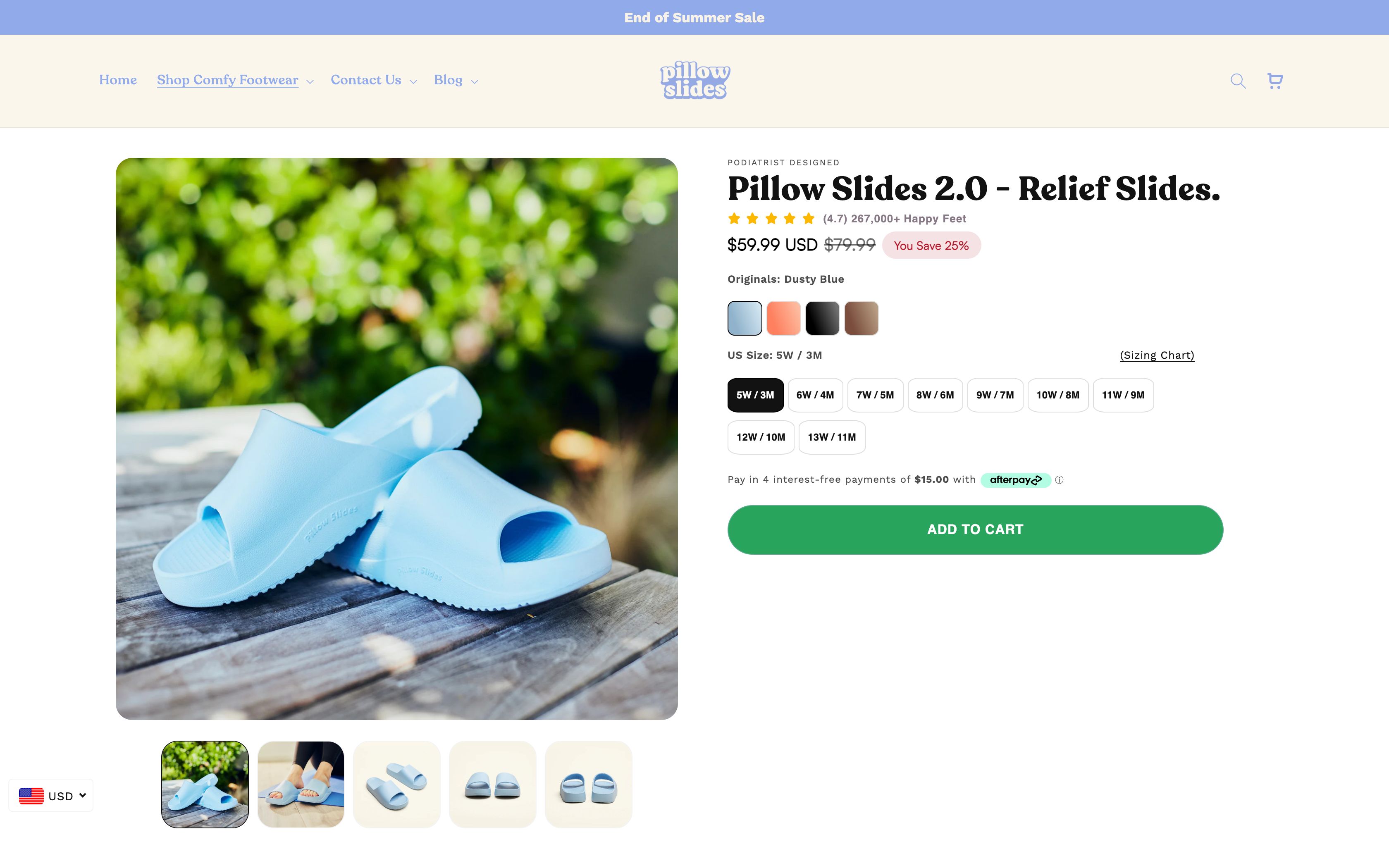 Shopify Store Design for Pillow slides product screenshot 4