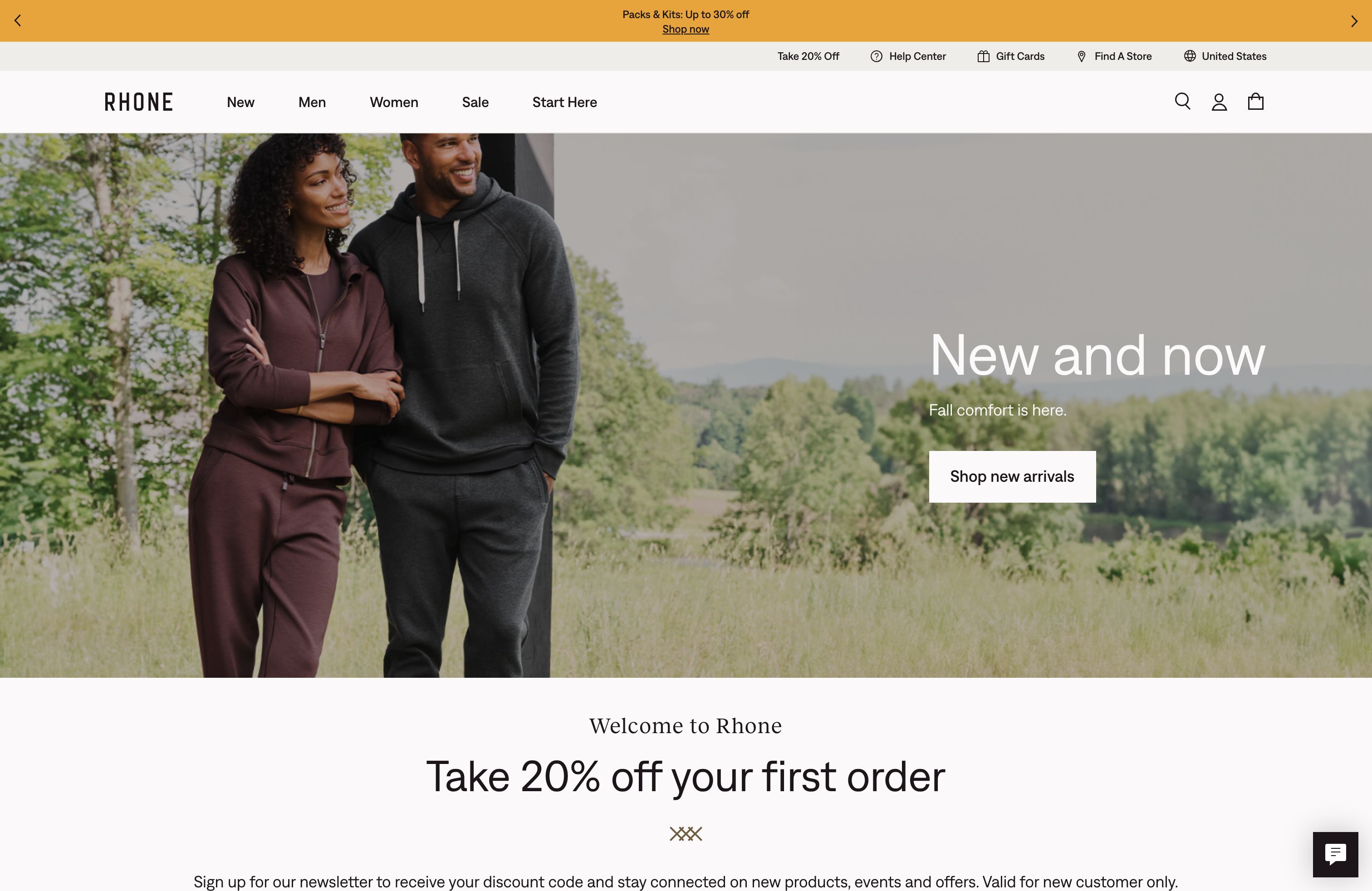 Fashion E-commerce Website Design for Rhone by Grizify