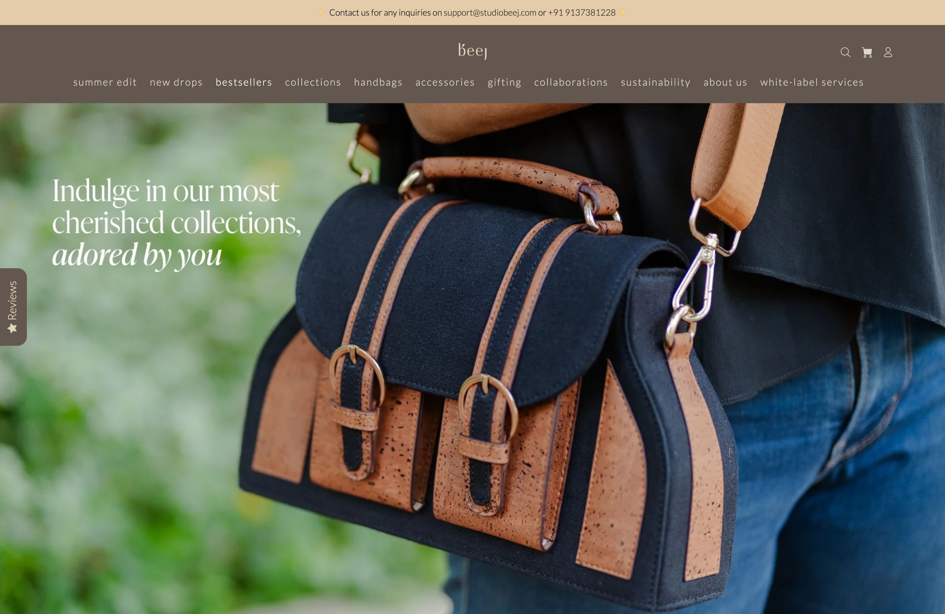 "Eco Chic: Studio Beej's Shopify" screenshot 5