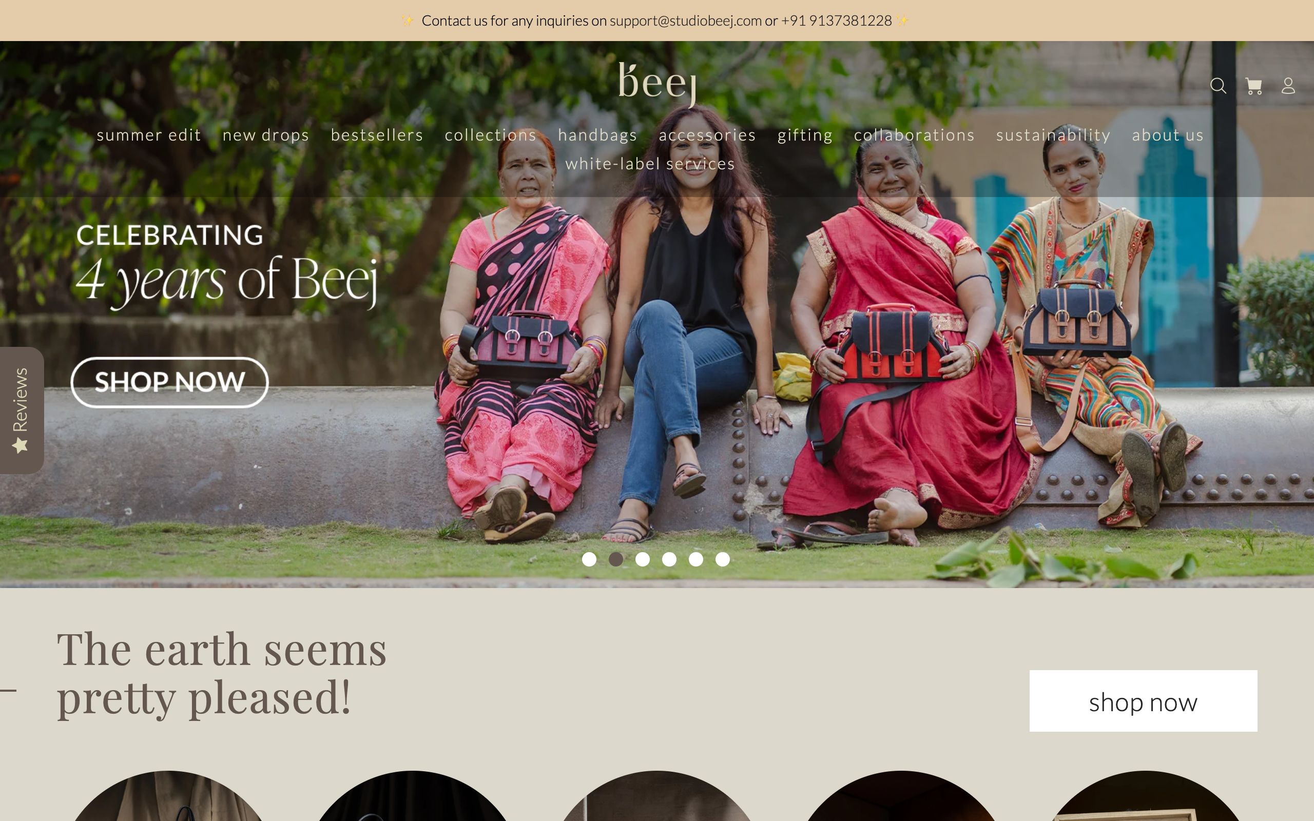 "Eco Chic: Studio Beej's Shopify" screenshot 6