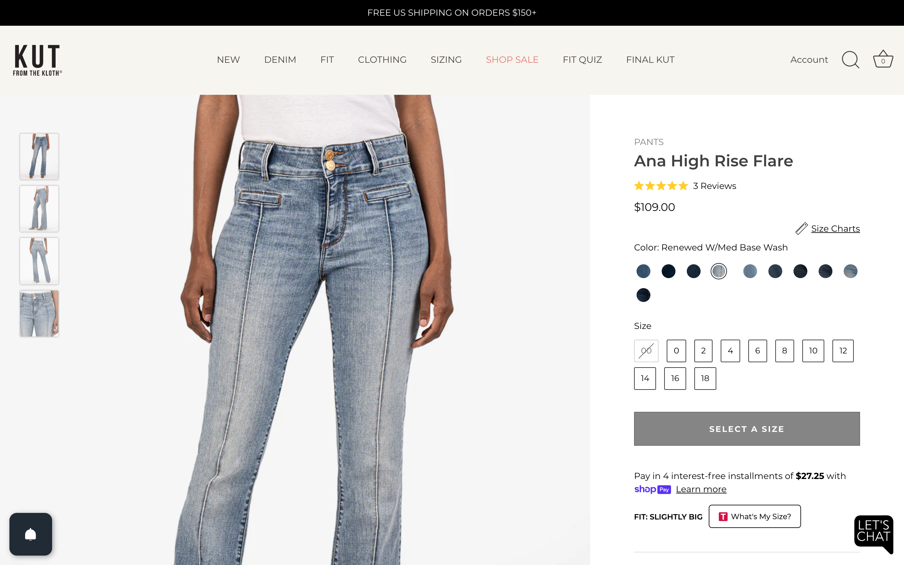 The women's denim and lifestyle brand  screenshot 4