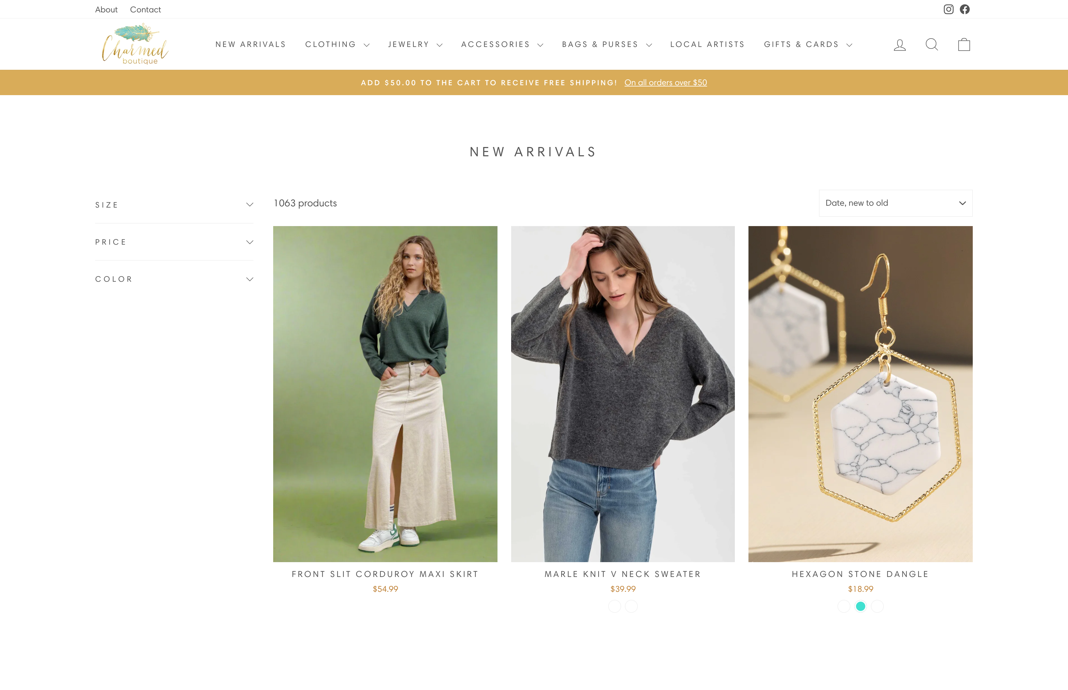 Charmed Boutique screenshot