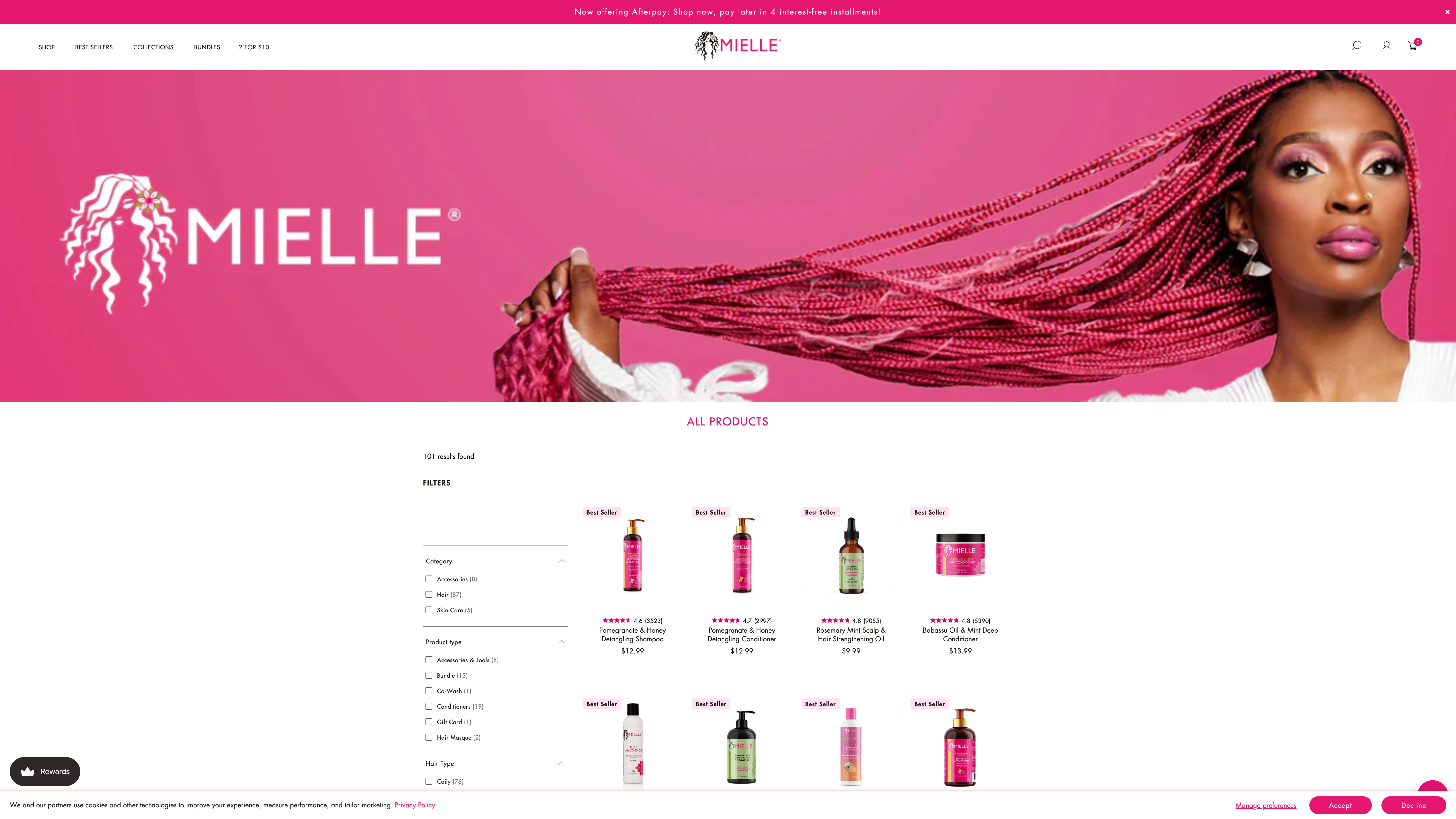 Mielle Organics  screenshot